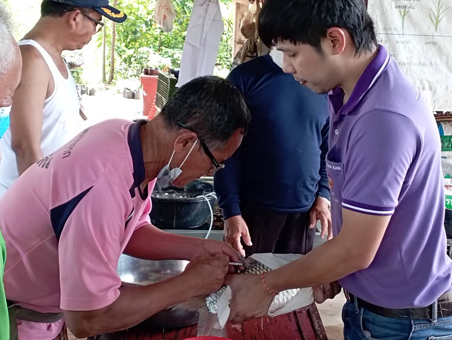 สาธิตการเพาะพันธุ์ปลาตะเพียน ด้วยชุดเพาะพันธุ์ปลาเคลื่อนที่ ( Mobile Hatchery )..คลิก