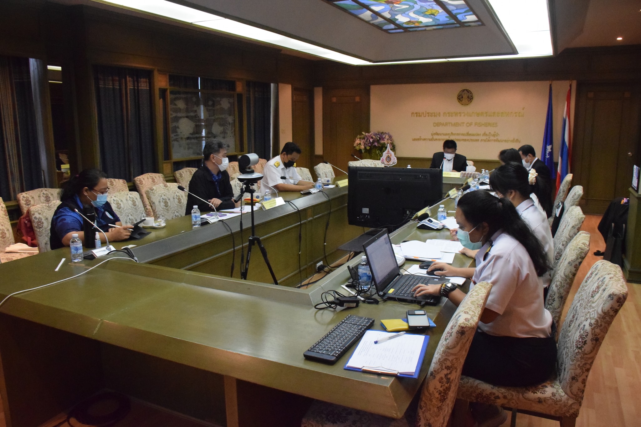 นายบัญชา สุขแก้ว รองอธิบดีกรมประมง เป็นประธานการประชุมคณะกรรมการฝ่ายวิชาการพิจารณาสถานภาพสัตว์ป่าที่เป็นสัตว์น้ำตามพระราชบัญญัติสงวนและคุ้มครองสัตว์ป่า พ.ศ. 2562 ครั้งที่ 1/2565..คลิก