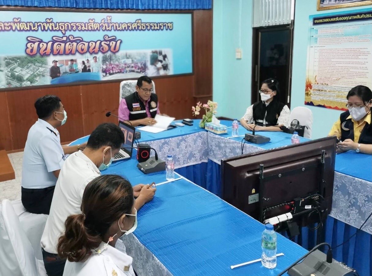 นายธนาวุฒิ กุลจิตติชนก หัวหน้าผู้ตรวจราชการกรม และเจ้าหน้าที่ร่วมให้การต้อนรับ พร้อมทั้งบรรยายสรุปผลการดำเนินการของหน่วยงานในพื้นที่