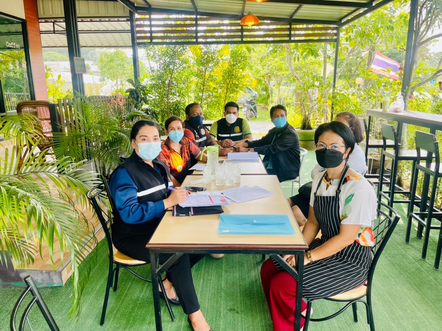 กลุ่มพัฒนาและส่งเสริมอาชีพการประมง ร่วมตรวจรับรอง ตรวจติดตามและตรวจต่ออายุ ร้านอาหารวัตถุดิบปลอดภัย เลือกใช้สินค้า Q..คลิก