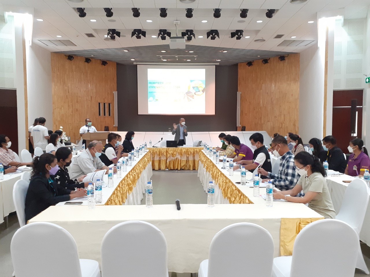 หัวหน้ากลุ่มพัฒนาและส่งเสริมอาชีพการประมง เข้าร่วมประชุมคณะกรรมการบริหารศูนย์เทคโนโลยีเกษตรและนวัฒนกรรม(AIC) จังหวัดพัทลุง ครั้งที่ 1/2565