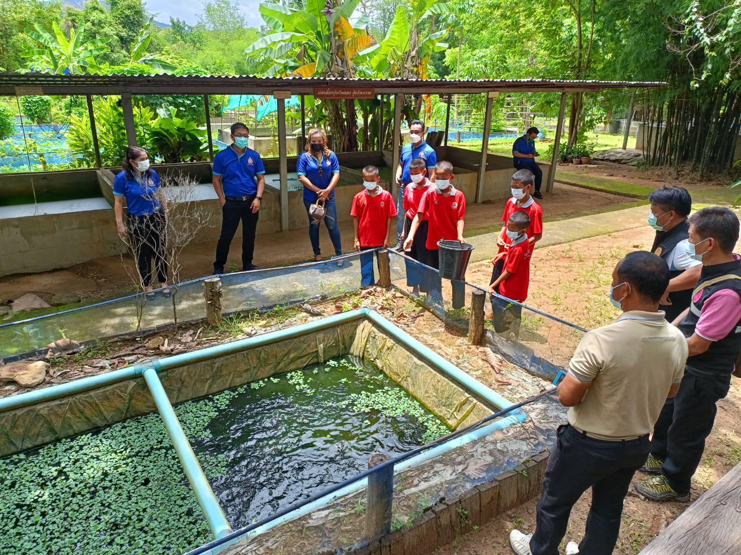 สำนักงานประมงอำเภอโขงเจียม ลงพื้นที่ติดตามโครงการโรงเรียนเพียงหลวง 12..คลิก