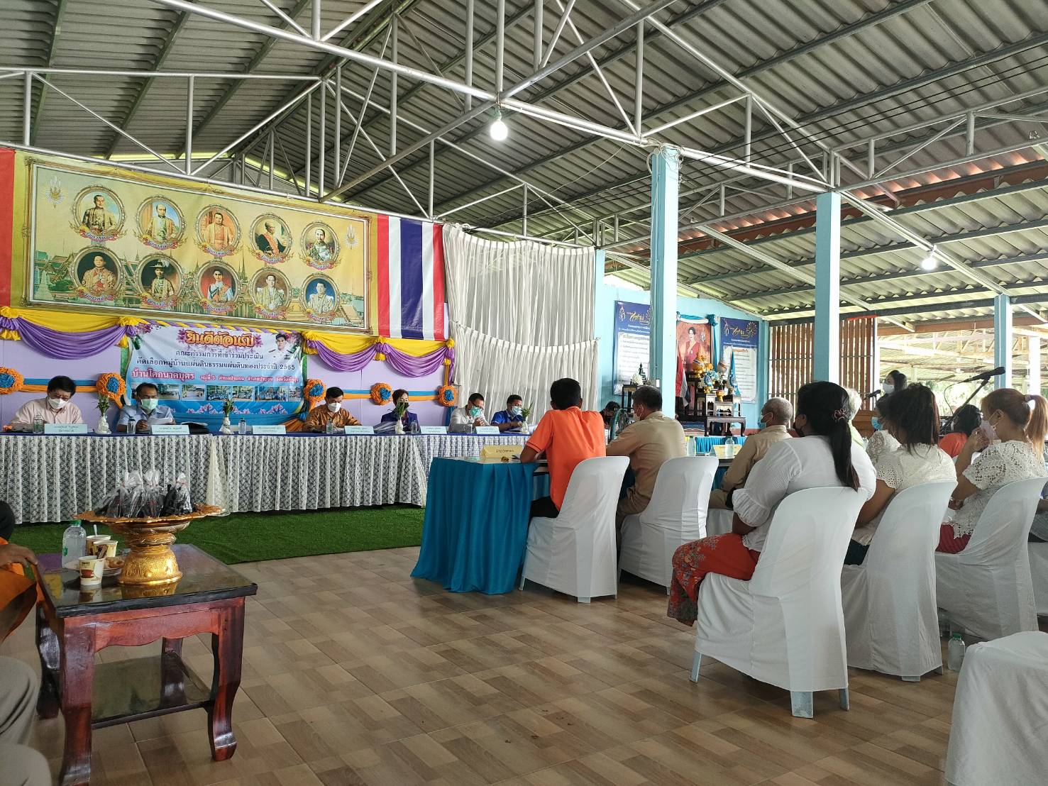 ประมงอำเภอป่าบอน เข้าร่วมประเมินโครงการคัดเลือกหมู่บ้านเข้มแข็งตามแนวทาง 