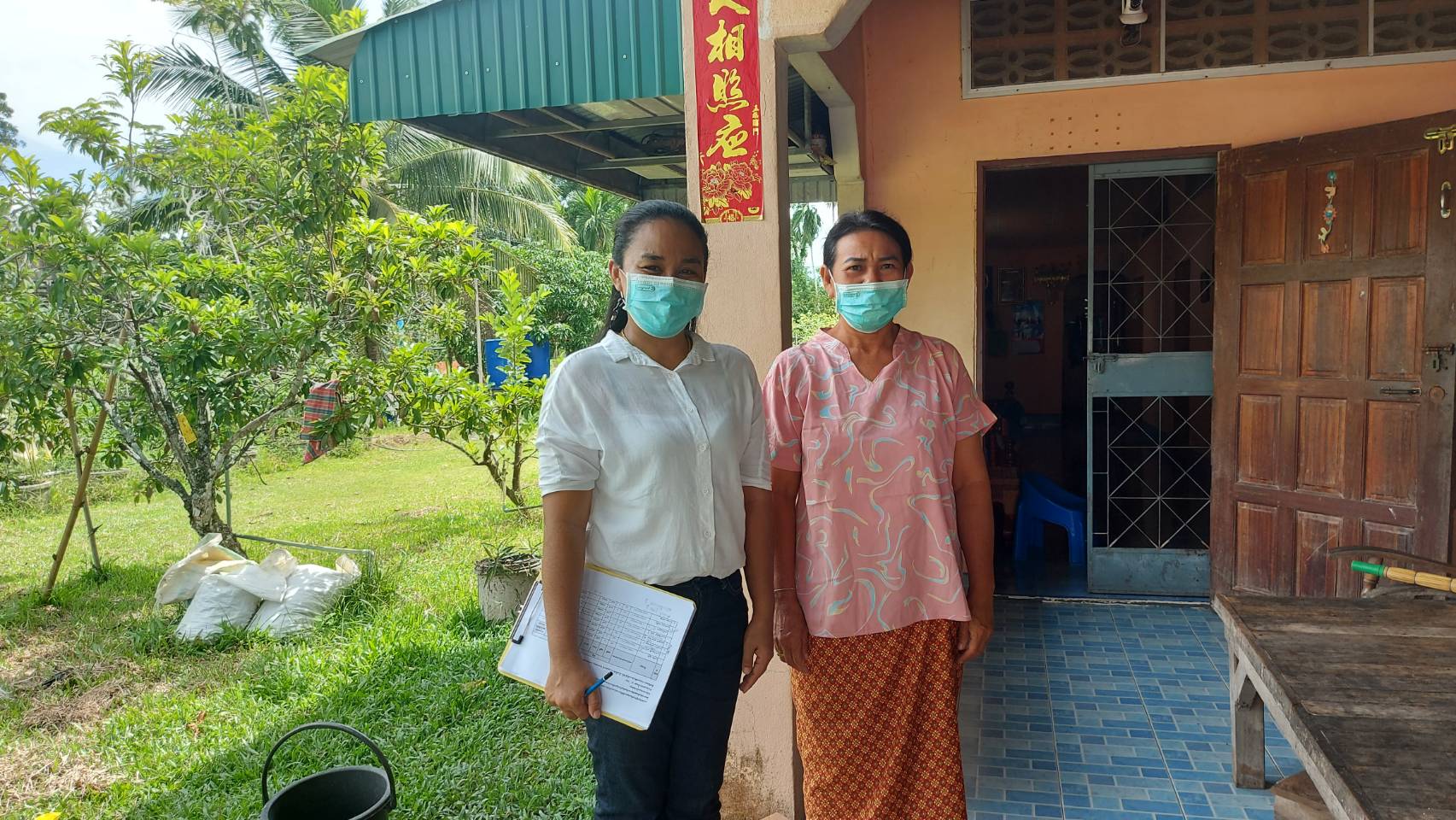 ประมงอำเภอตะโหมด ลงพื้นที่ติดตามเกษตรกรที่เข้าร่วมโครงการส่งเสริมและพัฒนาอาชีพเพื่อแก้ไขปัญหาที่ดินทำกินของเกษตรกร ประจำปีงบประมาณ พ.ศ.2565