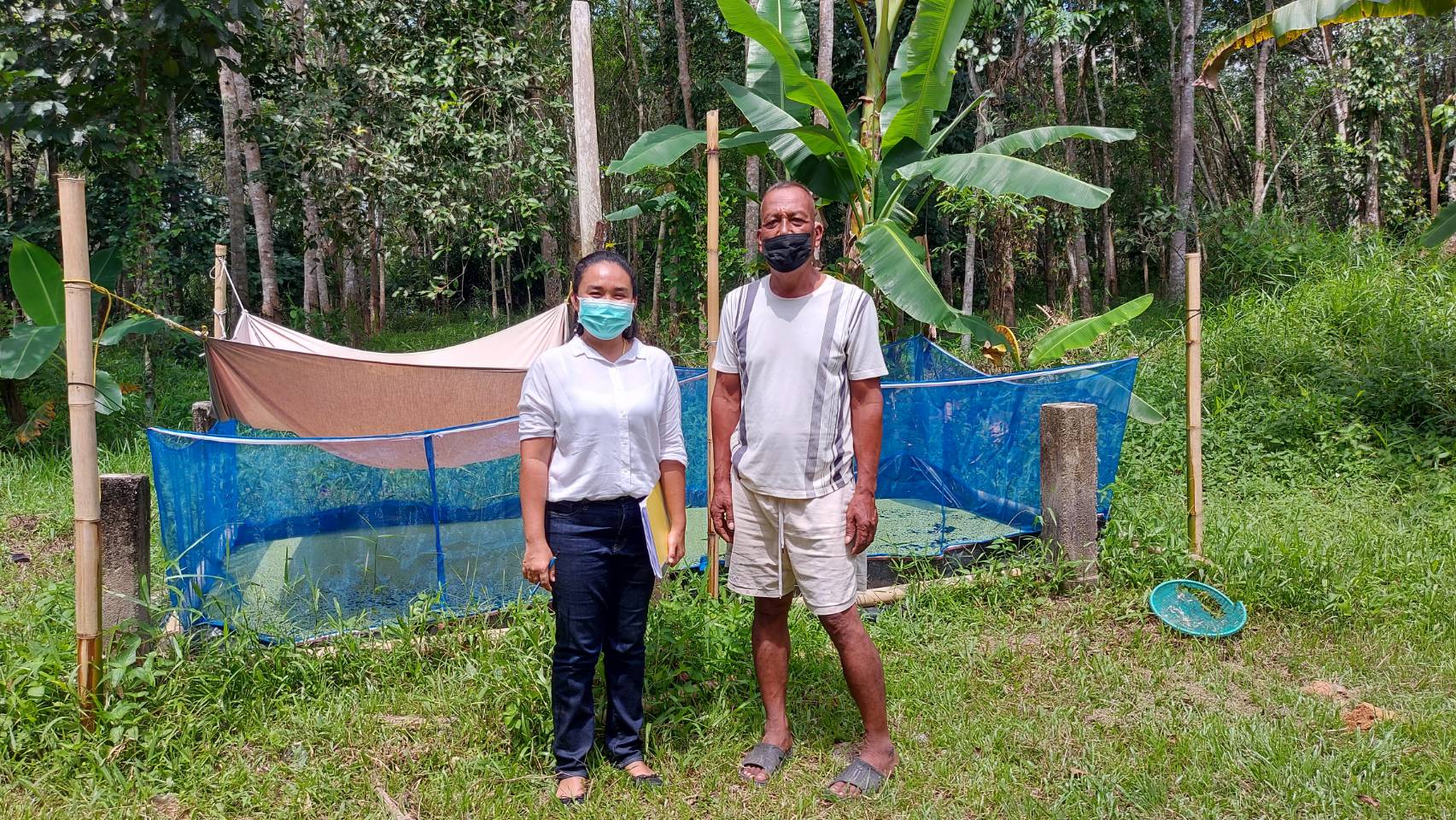 ประมงอำเภอตะโหมด ลงพื้นที่ติดตามเกษตรกรที่เข้าร่วมโครงการส่งเสริมและพัฒนาอาชีพเพื่อแก้ไขปัญหาที่ดินทำกินของเกษตรกร ประจำปีงบประมาณ พ.ศ.2565..คลิก