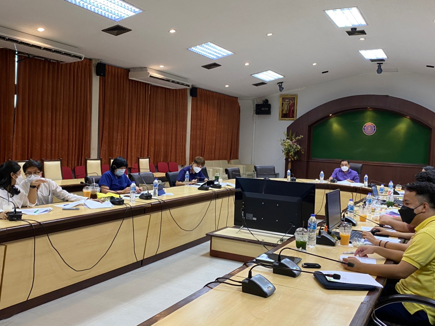 ประชุมแนวทางการกำกับดูแลการเพาะเลี้ยงหอยเชอรี่ ครั้งที่ 2/2565