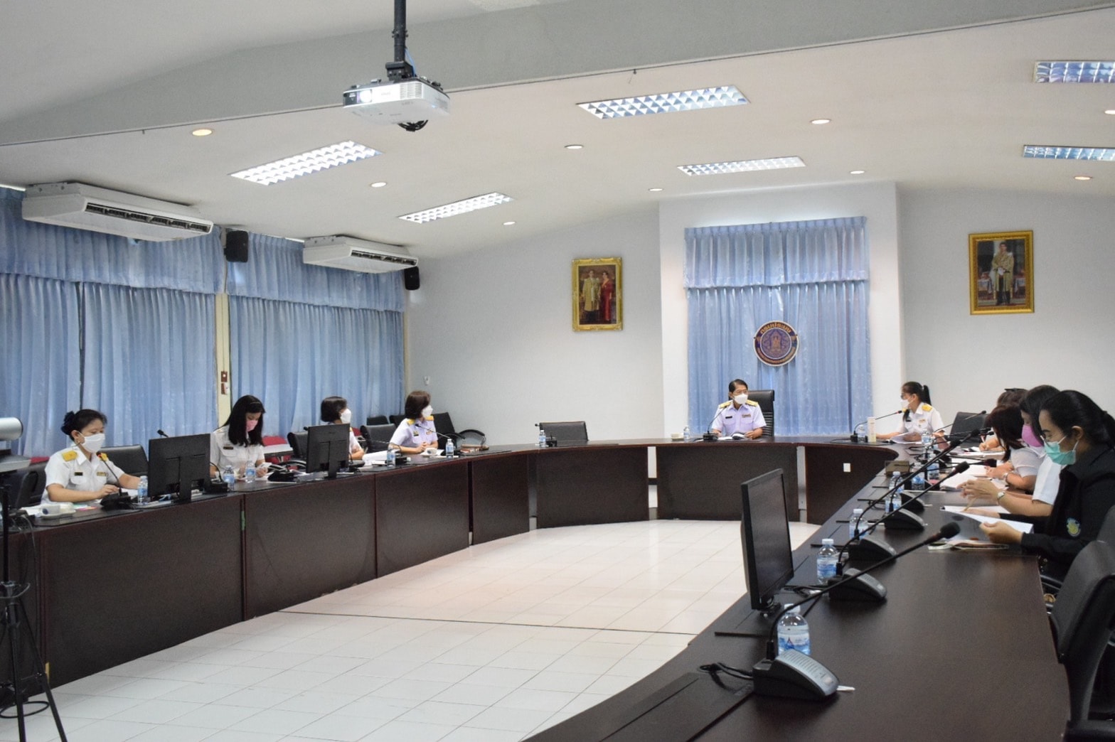นายประพันธ์ ลีปายะคุณ รองอธิบดีกรมประมง เป็นประธานการประชุมคณะกรรมการเพื่อดำเนินมาตรการควบคุมสารตกค้างในสัตว์น้ำจากการเพาะเลี้ยง ครั้งที่ 3/2565