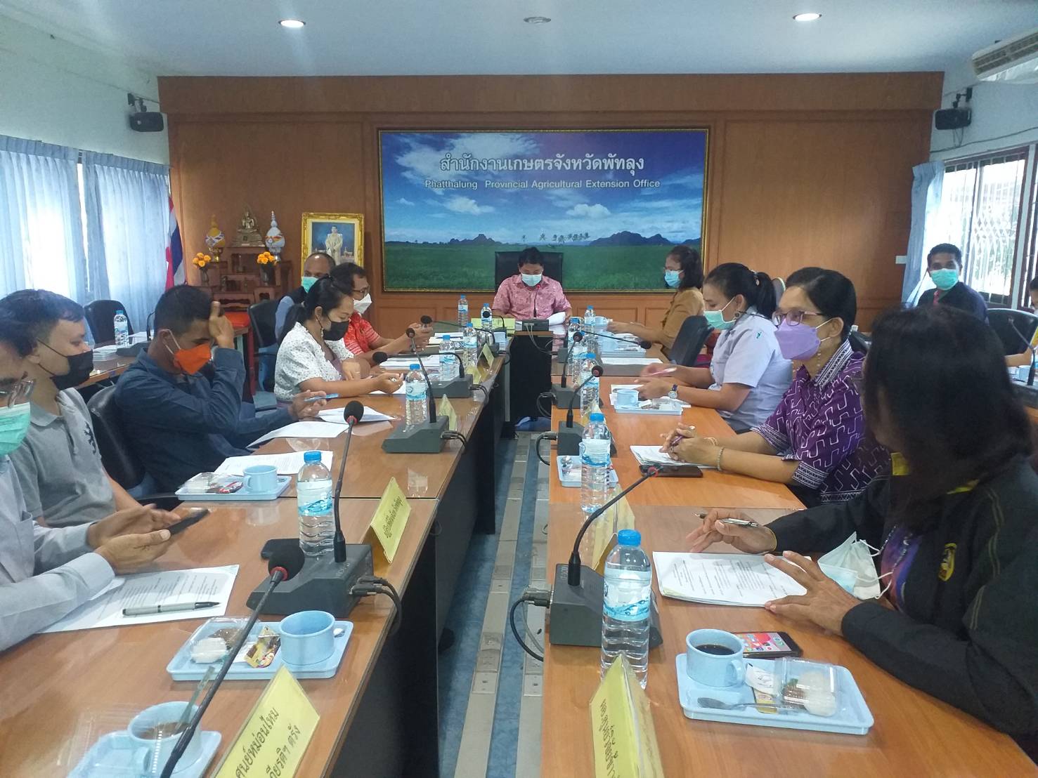 สำนักงานประมงจังหวัด เข้าร่วมประชุมคณะกรรมการขับเคลื่อนด้านการเกษตรระดับจังหวัด จังหวัดพัทลุง ครั้งที่ 4/2565