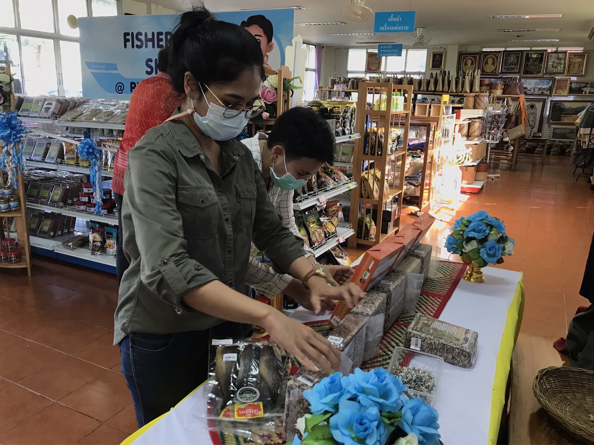 สำนักงานประมงจังหวัดพัทลุง ลงพื้นที่เตรียมความพร้อมสถานที่และซ้อมระบบในการถ่ายทอดสดการเปิดร้าน Fisherman Shop @ Phatthalung