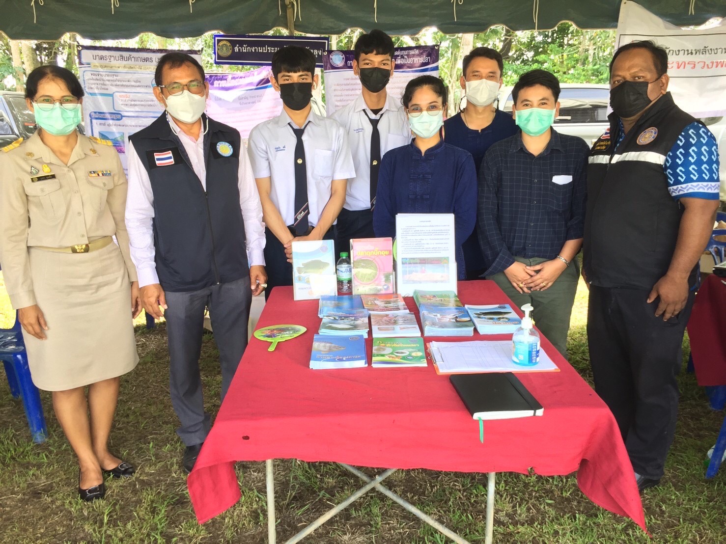 สำนักงานประมงจังหวัดพัทลุง ร่วมพิธีเปิด 