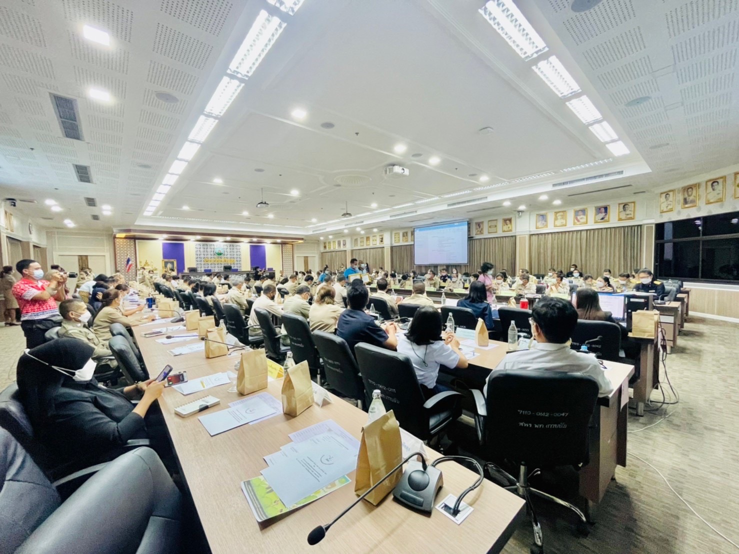 สำนักงานประมงจังหวัดพัทลุง เข้าร่วมประชุมคณะกรรมการจังหวัดและหัวหน้าส่วนราชการจังหวัดพัทลุง ครั้งที่ 5/2565