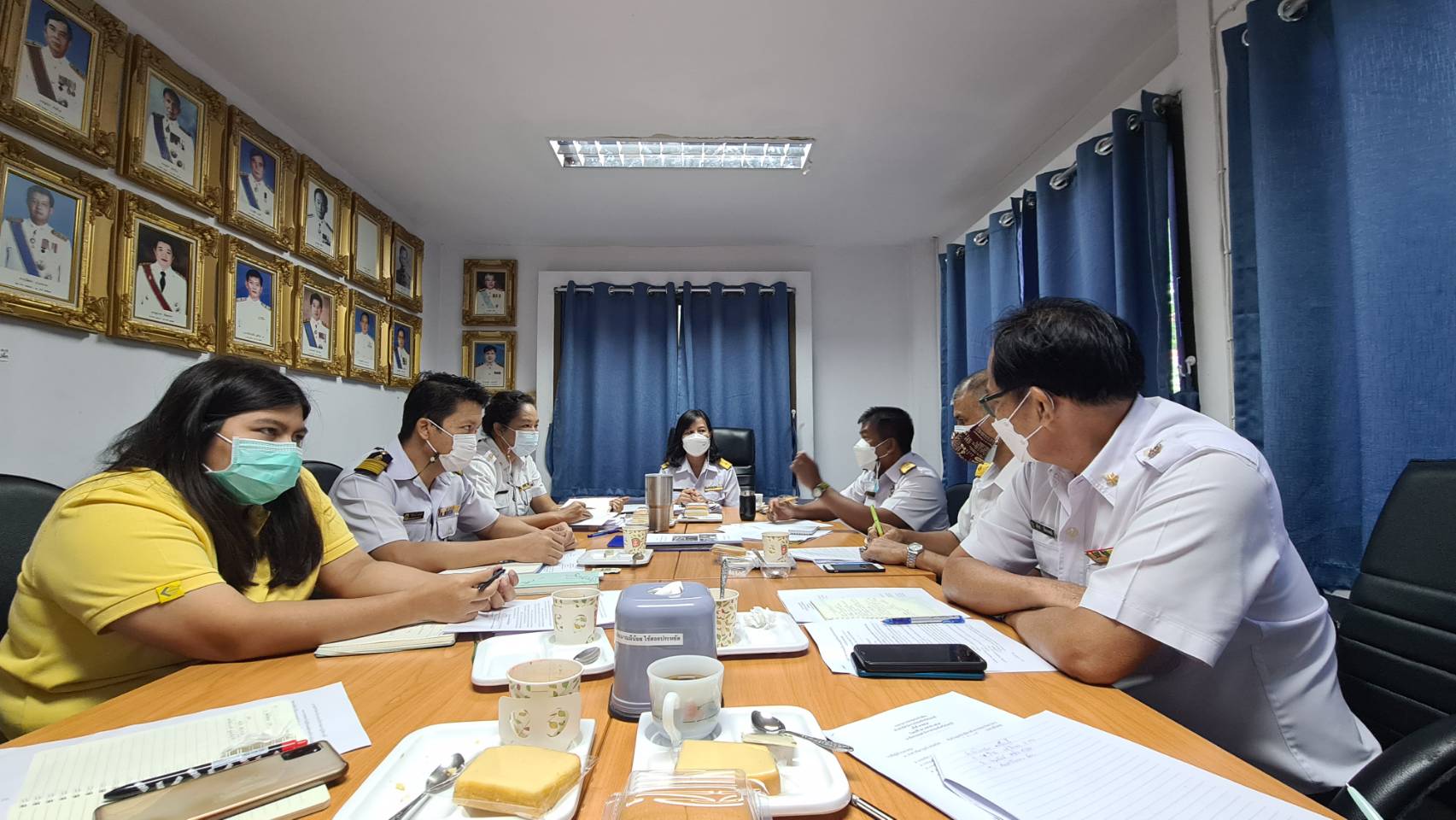 การประชุมสำนักงานประมงจังหวัดนนทบุรี ครั้งที่ 5/2565