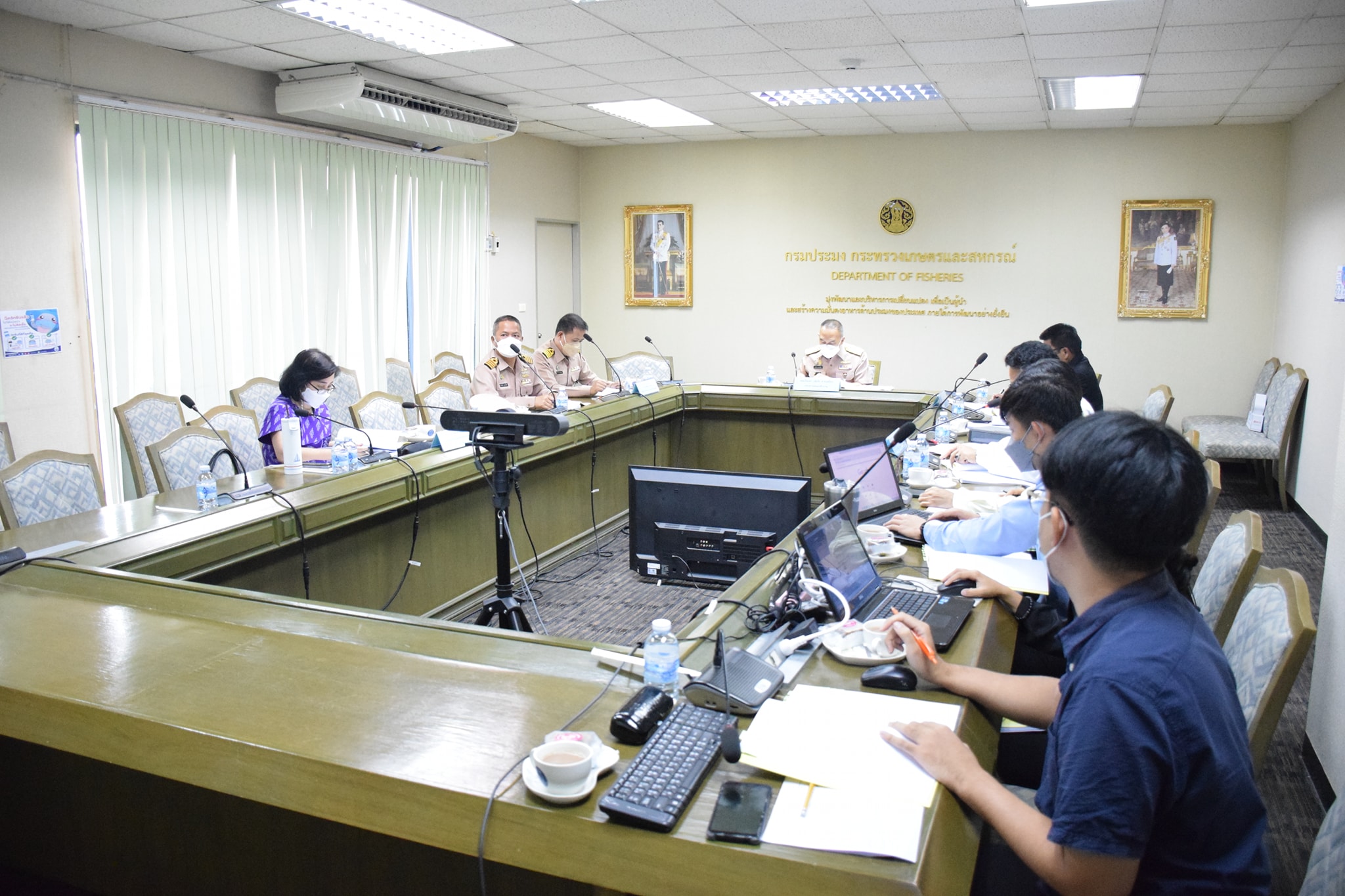 นายบัญชา สุขแก้ว รองอธิบดีกรมประมง เข้าร่วมการประชุมคณะทำงานกลั่นกรองเยียวยา และดำเนินการตามมาตรการลดจำนวนเรือประมงเพื่อจัดการทรัพยากรประมงทะเลที่ยั่งยืน ครั้งที่ 2/2565