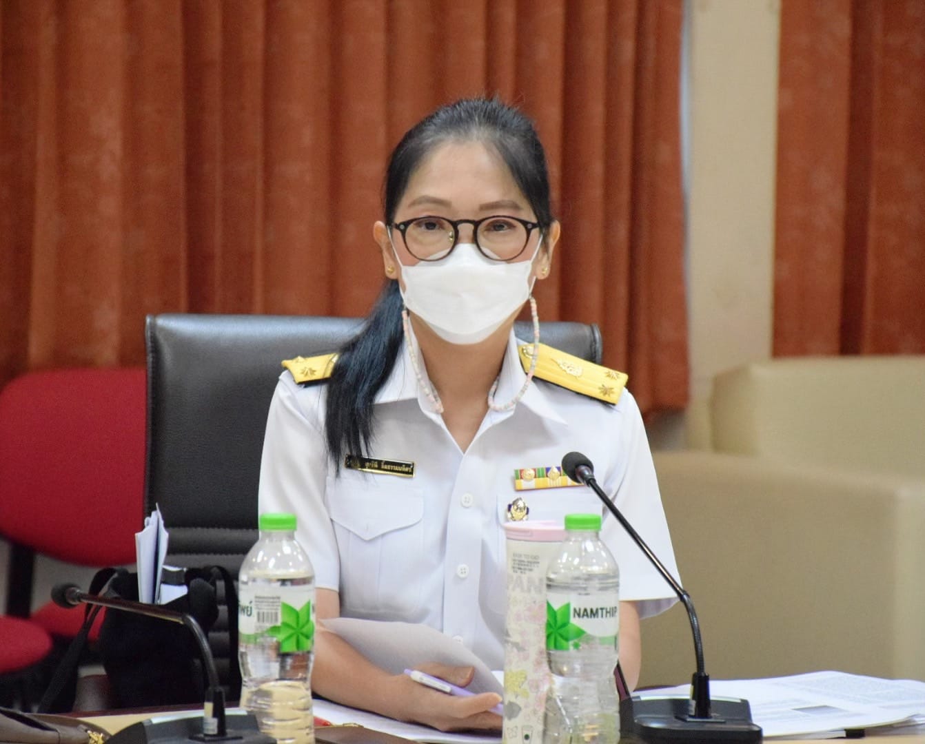 นายเฉลิมชัย สุวรรณรักษ์ อธิบดีกรมประมง เป็นประธานการประชุมคณะทำงานแก้ไขปัญหาไนโตรฟูแรนส์ และสารต้องห้ามต่าง ๆ ในกุ้งก้ามกราม ครั้งที่ 1/2565