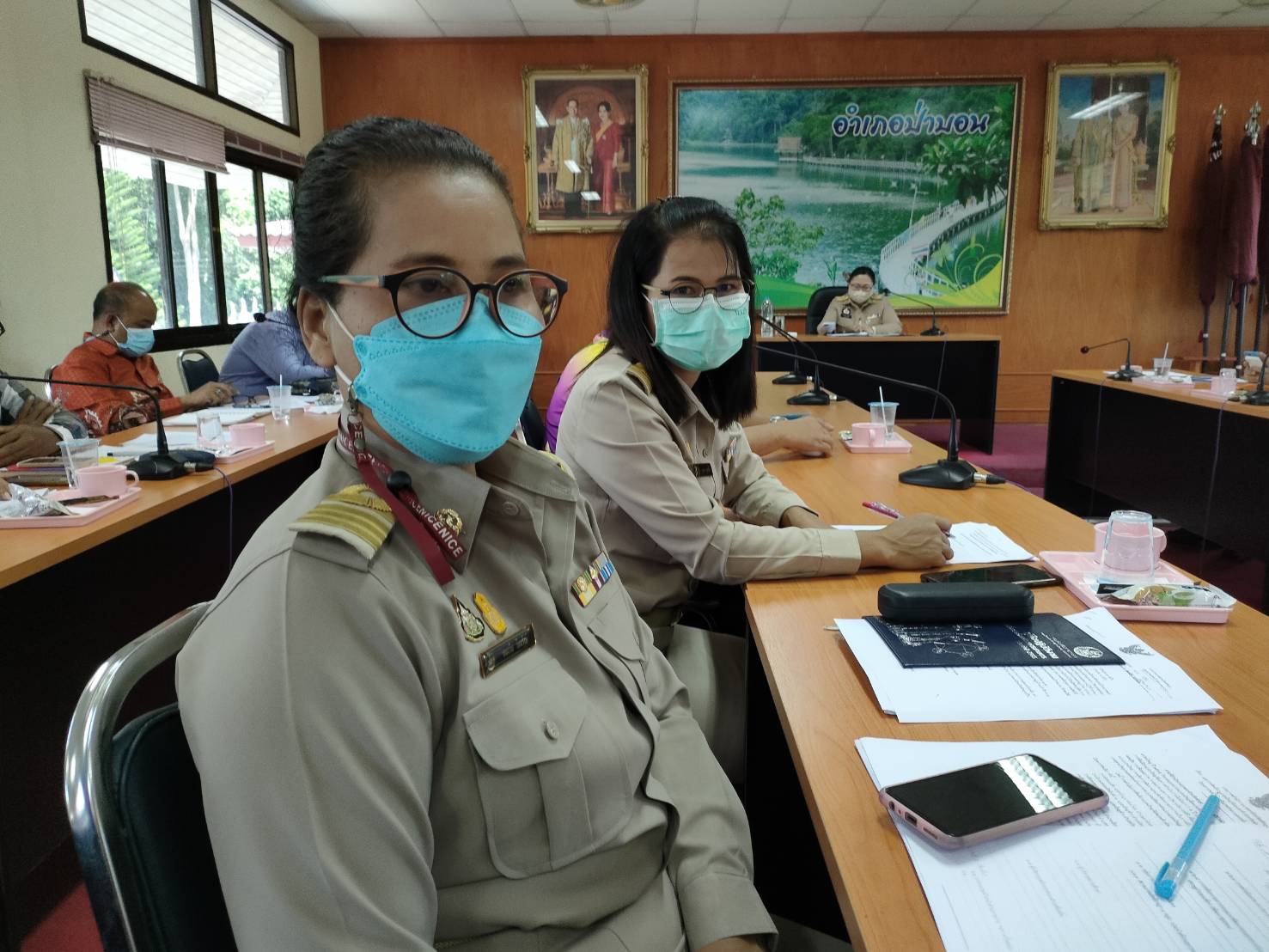 ประมงอำเภอป่าบอน ร่วมประชุมหัวหน้าส่วนระดับอำเภอ กำนัน ผู้ใหญ่บ้าน แพทย์ประจำตำบล สารวัตรกำนัน ประจำเดือนมิถุนายน