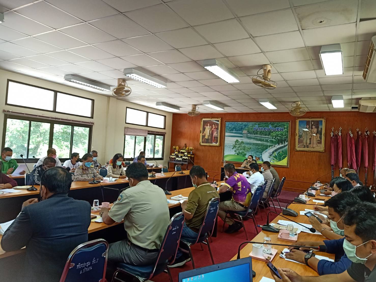 ประมงอำเภอป่าบอน ร่วมประชุมหัวหน้าส่วนระดับอำเภอ กำนัน ผู้ใหญ่บ้าน แพทย์ประจำตำบล สารวัตรกำนัน ประจำเดือนมิถุนายน..คลิก