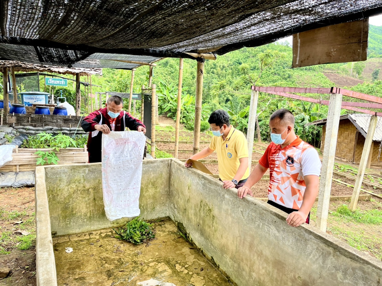 สำนักงานประมงจังหวัดแม่ฮ่องสอน ลงพื้นที่ติดตามให้คำแนะนำด้านการเพาะเลี้ยงสัตว์น้ำพร้อมส่งมอบปัจจัยการผลิต ให้แก่โรงเรียนในโครงการสนับสนุนด้านการประมงตามพระราชดำริฯ..คลิก