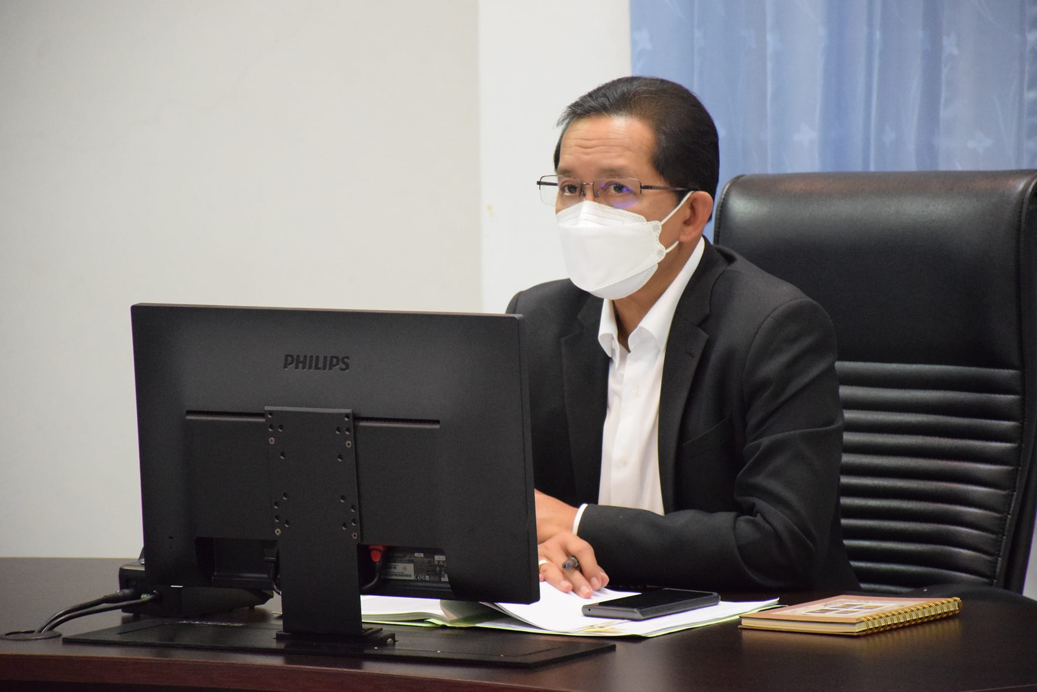 นายเฉลิมชัย สุวรรณรักษ์ อธิบดีกรมประมง เข้าร่วมการประชุมคณะกรรมการมาตรการทางปกครอง