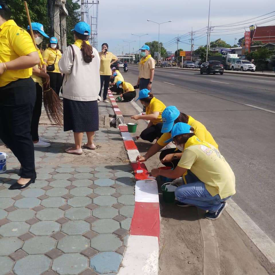 สำนักงานประมงจังหวัดนครปฐม ร่วมกิจกรรมวันเฉลิมพระชนมพรรษา 3 มิถุนายน 2565 ณ องค์พระปฐมเจดีย์