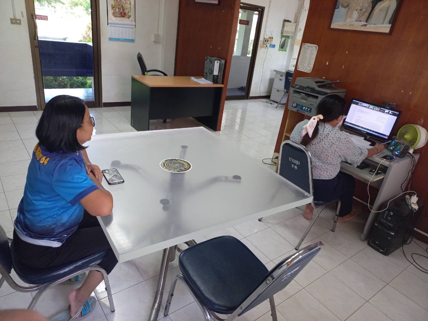 เข้าร่วมประชุมสรุปผลการปฏิบัติงานตรวจสอบการรับเงิน การจ่ายเงิน และการประเมินระบบภายในของเงินทุนหมุนเวียนในการผลิตพันธุ์ปลา พันธุ์กุ้ง และพันธุ์สัตว์น้ำอื่้นๆ