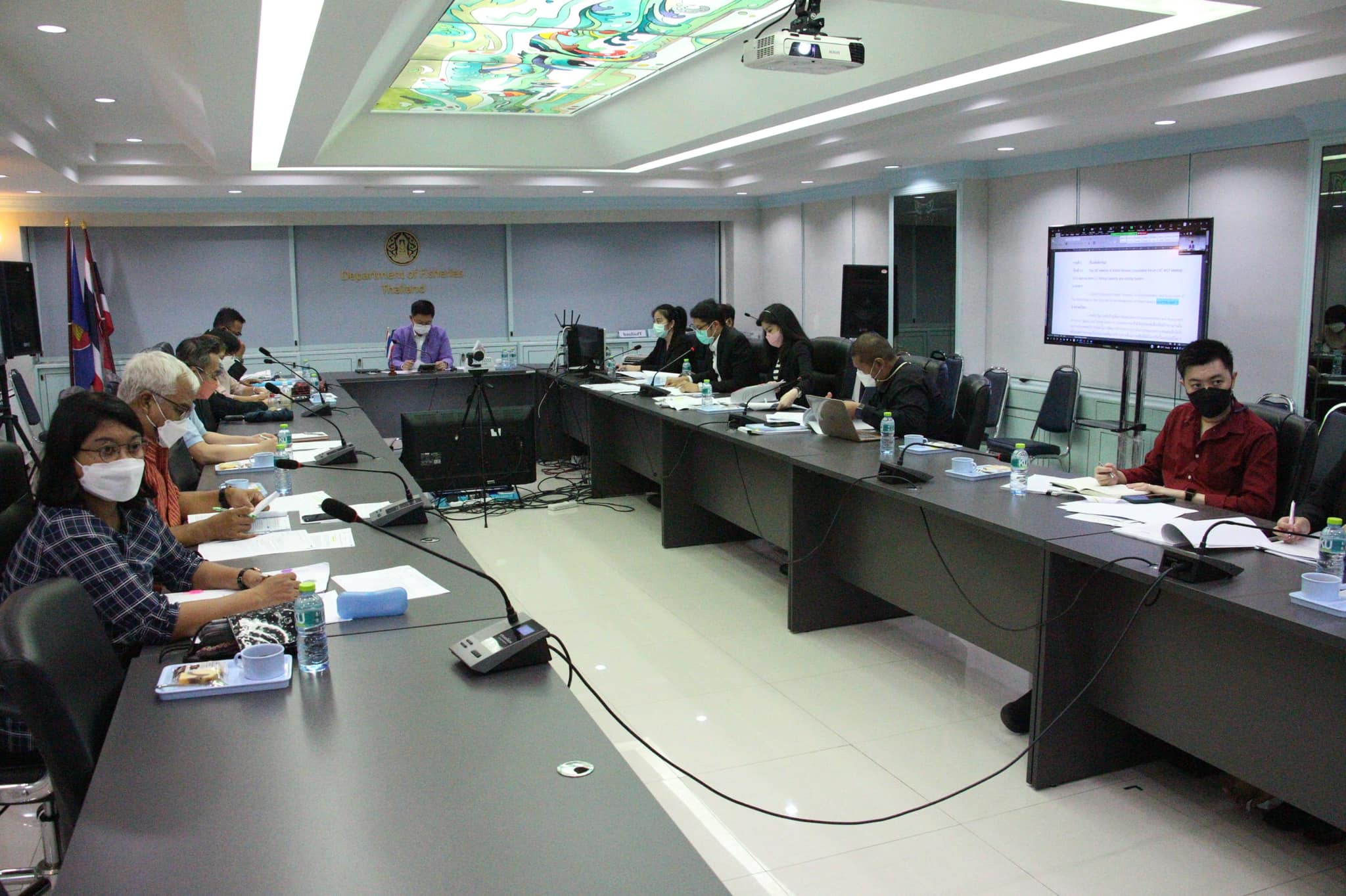 นายถาวร ทันใจ รองอธิบดีกรมประมง เป็นประธานการประชุม เตรียมความพร้อมด้านข้อมูลสำหรับการเข้าร่วมประชุม The 14th Meeting of ASEAN Fisheries Consultative Forum (14th AFCF Meeting) และ The 30th Meeting of the ASEAN Sectoral Working Group on Fisheries (30th ASWGFi Meeting)..คลิก