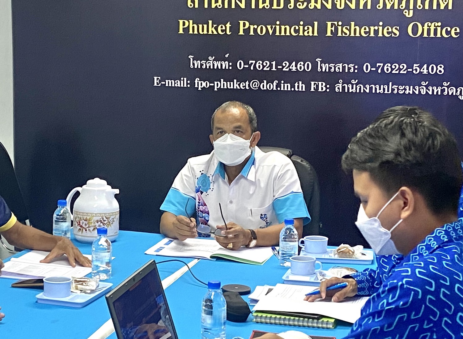 สำนักงานประมงจังหวัดภูเก็ต จัดการประชุมคณะทำงานแก้ไขปัญหาการเลี้ยงกุ้งทะเล ระดับพื้นที่จังหวัดภูเก็ต ครั้งที่ 2/2565..คลิก