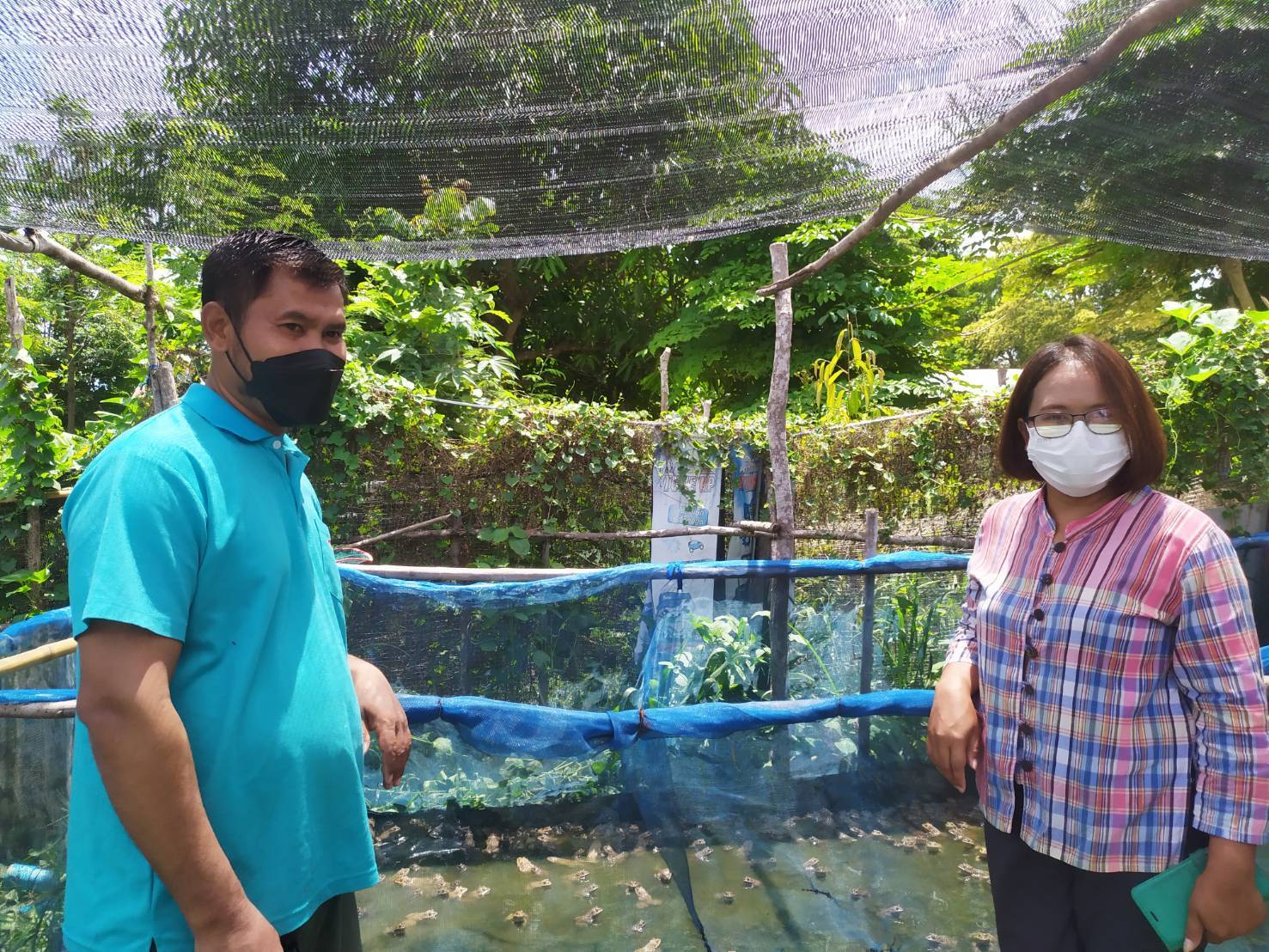 ประมงอำเภอโพธิ์ไทร ลงพื้นที่ ติดตาม ศพก.เครือข่ายด้านประมง และดำเนินการถอดบทเรียน ศพก.ที่ได้รับการยกระดับ ปี 2565 