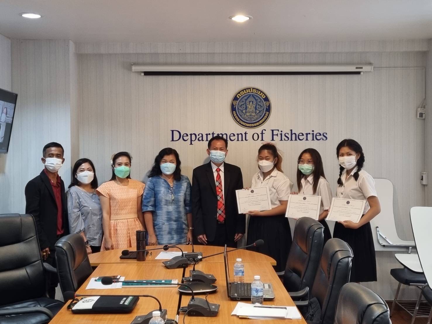 ปัจฉิมนิเทศนิสิตฝึกงานภาคสนาม จากภาควิชาการจัดการประมง คณะประมง มหาวิทยาลัยเกษตรศาสตร์..คลิก