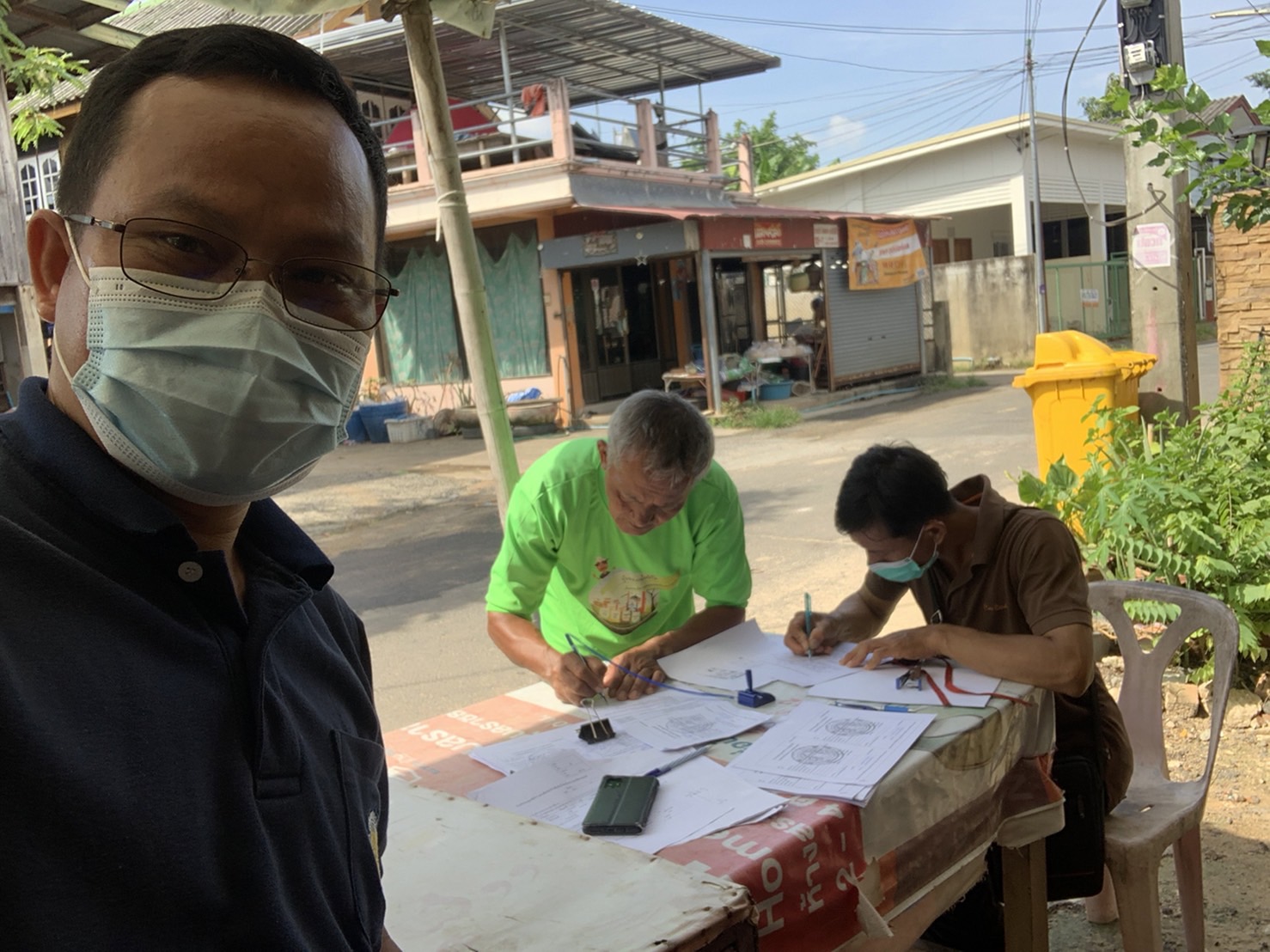 ประมงอำเภอเขื่องใน รับผิดชอบงานด้านประมงอำเภอเมืองอุบลราชธานี ลงพื้นที่ ตำบลแจระแม อำเภอเมืองอุบลราชธานี ดำเนินการรับคำขออนุญาตเพาะเลี้ยงสัตว์น้ำในที่สาธารณสมบัติของแผ่นดิน ประเภทเลี้ยงปลาในกระชัง รายใหม่ ม.7 บ้านทัพไทย