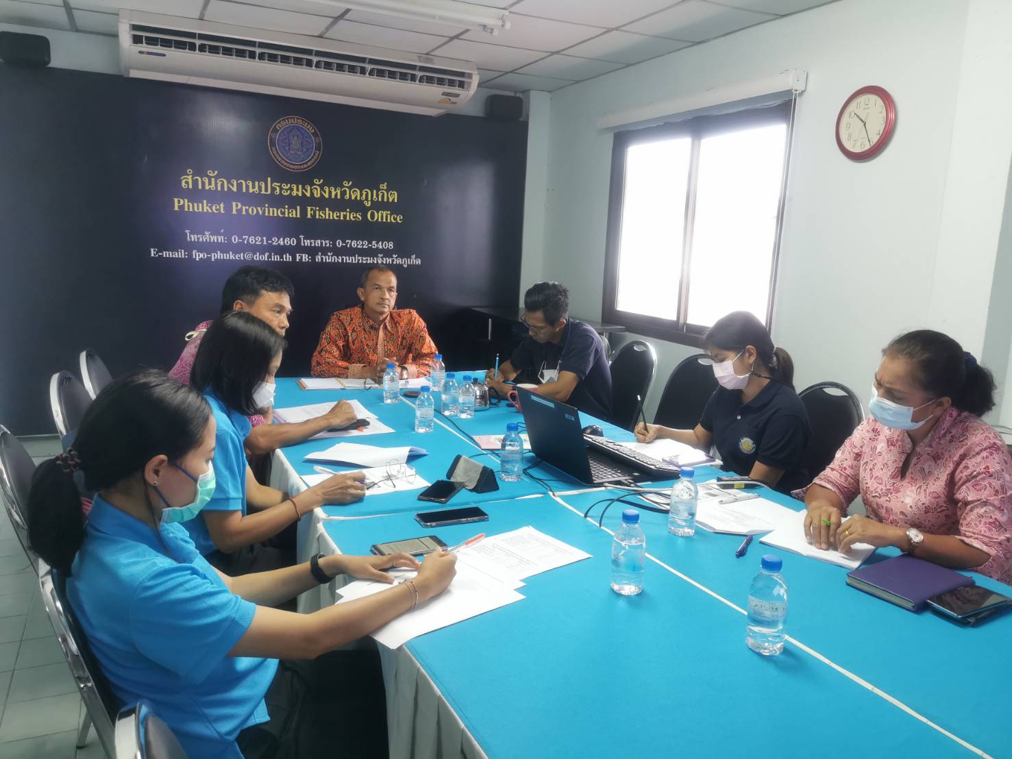 เข้าร่วมประชุมเตรียมความพร้อมการจัดทำพื้นที่เหมาะสมต่อการเลี้ยงสัตว์?น้ำในกระชังพื้นที่สาธารณสมบัติของแผ่นดิน? จังหวัดภูเก็ต? ครั้งที่? 3/2565..คลิก
