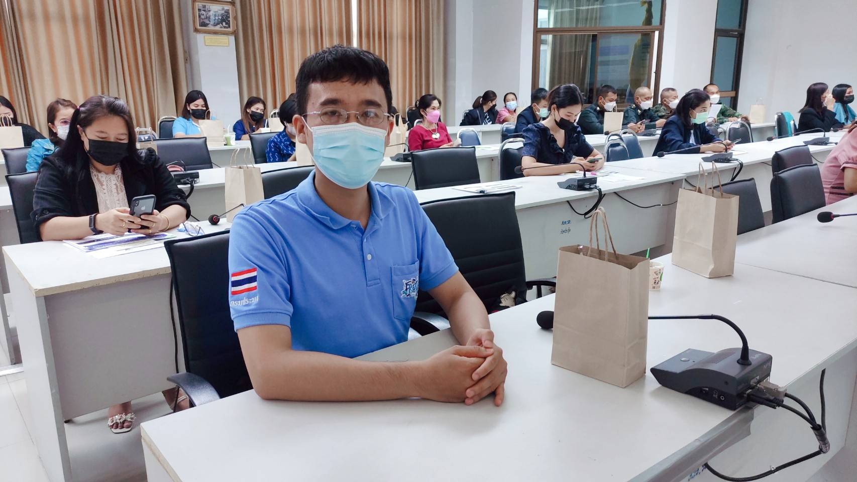 ร่วมประชุมซักซ้อมแนวทางการจัดทำหนังสือราชการและการใช้งานระบบสารบรรณอิเล็กทรอนิกส์จังหวัดร้อยเอ็ด..คลิก