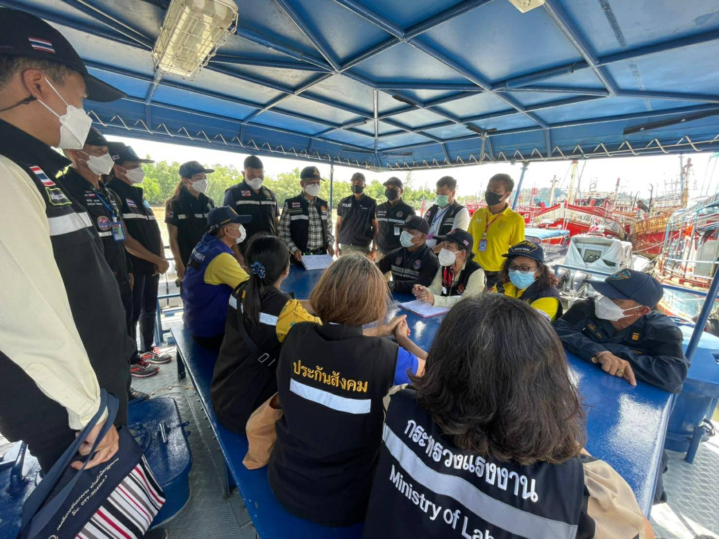 การตรวจสภาพการจ้าง สภาพการทำงาน และการค้ามนุษย์ด้านแรงงานในกิจการประมงทะเลแบบบูรณาการ..คลิก