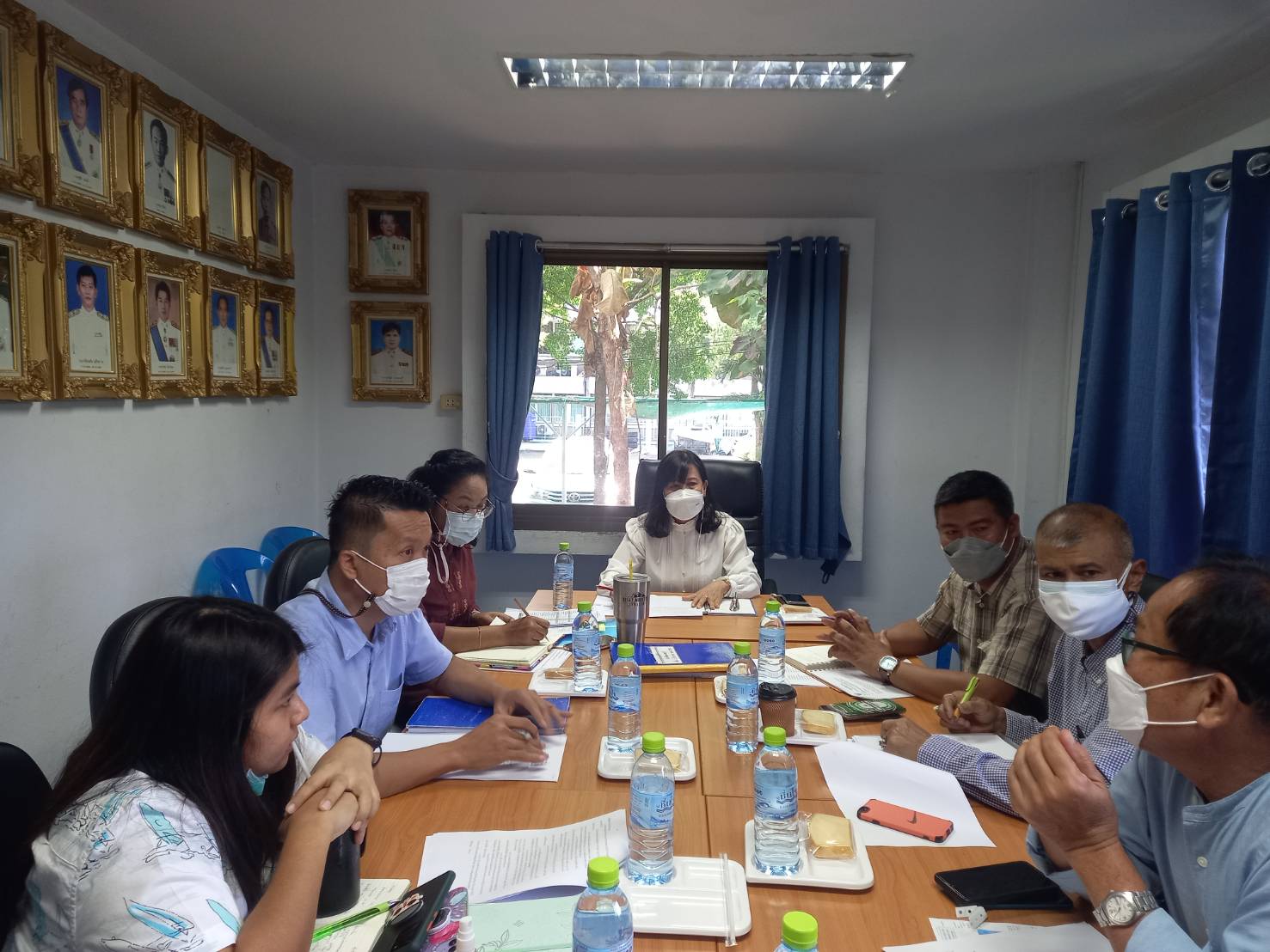 การประชุมสำนักงานประมงจังหวัดนนทบุรี ครั้งที่ 6/2565