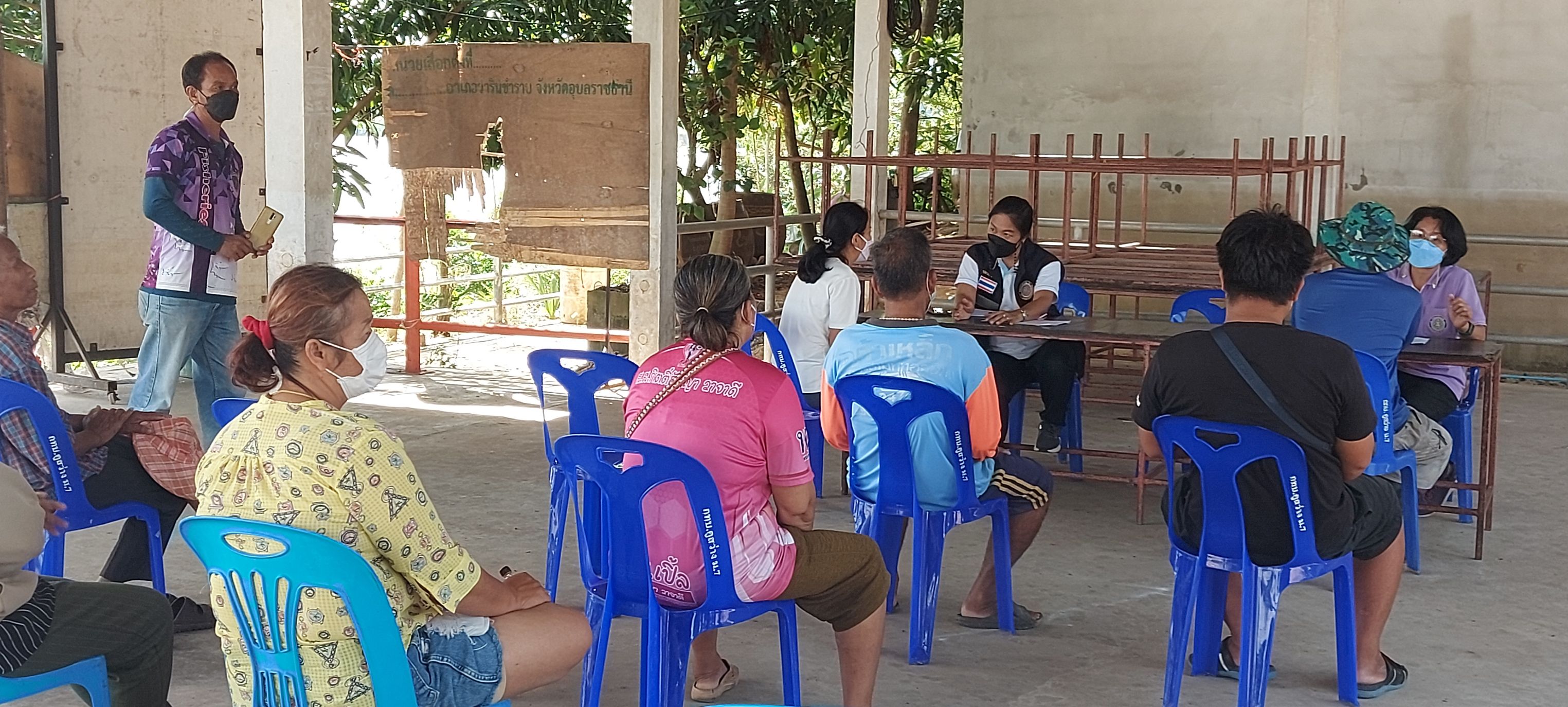 ประมงอำเภอวารินชำราบ ดำเนินงานตามแผนงาน โครงการระบบสงเสริมเกษตรแบบแปลงใหญ่ ( สัตว์น้ำจืด )  