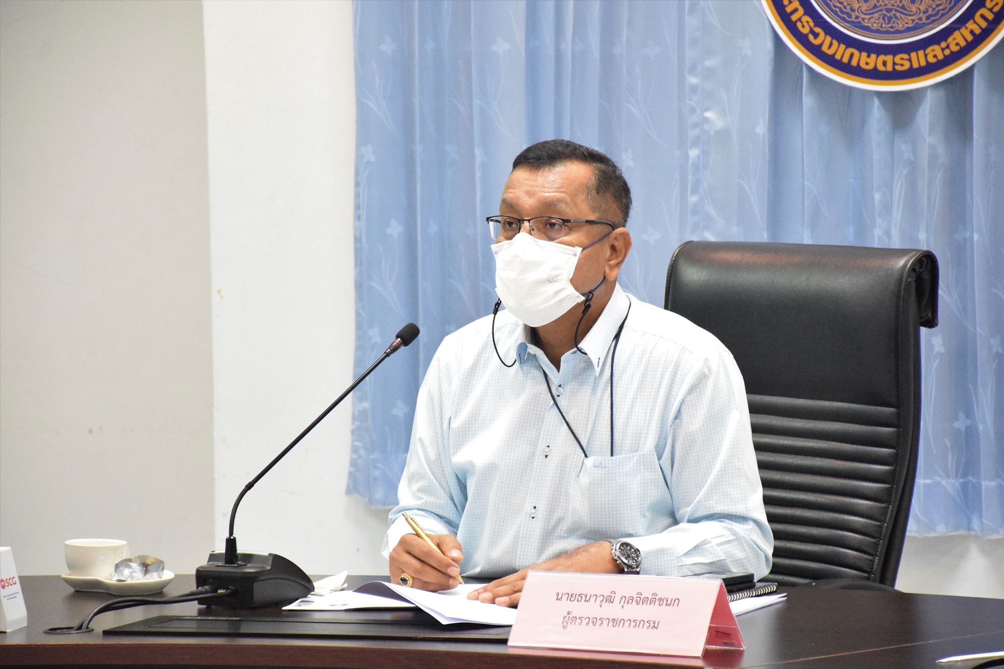 นายธนาวุฒิ กุลจิตติชนก ผู้ตรวจราชการกรม กรมประมง เป็นประธานการประชุม คณะทำงานประชาสัมพันธ์ส่งเสริมภาพลักษณ์อุตสาหกรรมสัตว์น้ำไทย ครั้งที่ 2/2565..คลิก