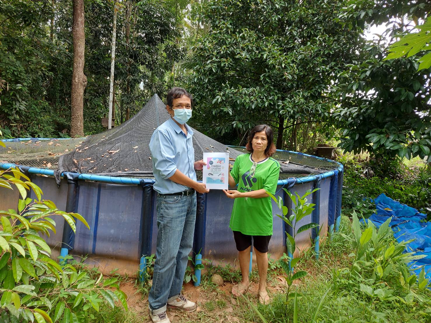 ประมงอำเภอเขาชัยสน ลงพื้นที่ประชาสัมพันธุ์ สร้างการรับรู้การปฏิบัติตามมาตรฐานจีเอพี มกษ.746-2563