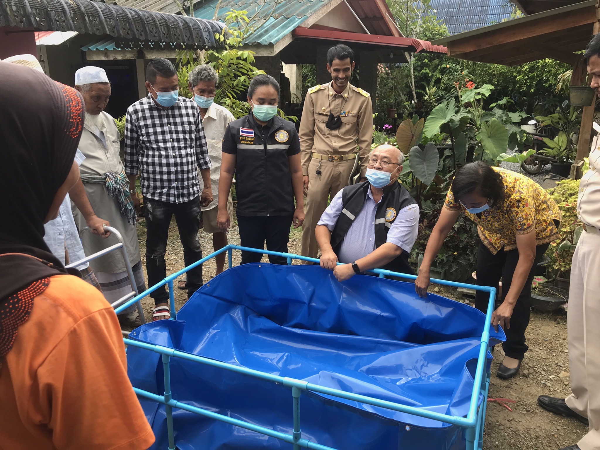 สำนักงานประมงจังหวัดพัทลุง ลงพื้นที่เข้าให้ความช่วยเหลือแก่เกษตรกรผู้พิการ ที่มีความประสงค์ต้องการได้รับความช่วยเหลือทางด้านการสร้างอาชีพประมง