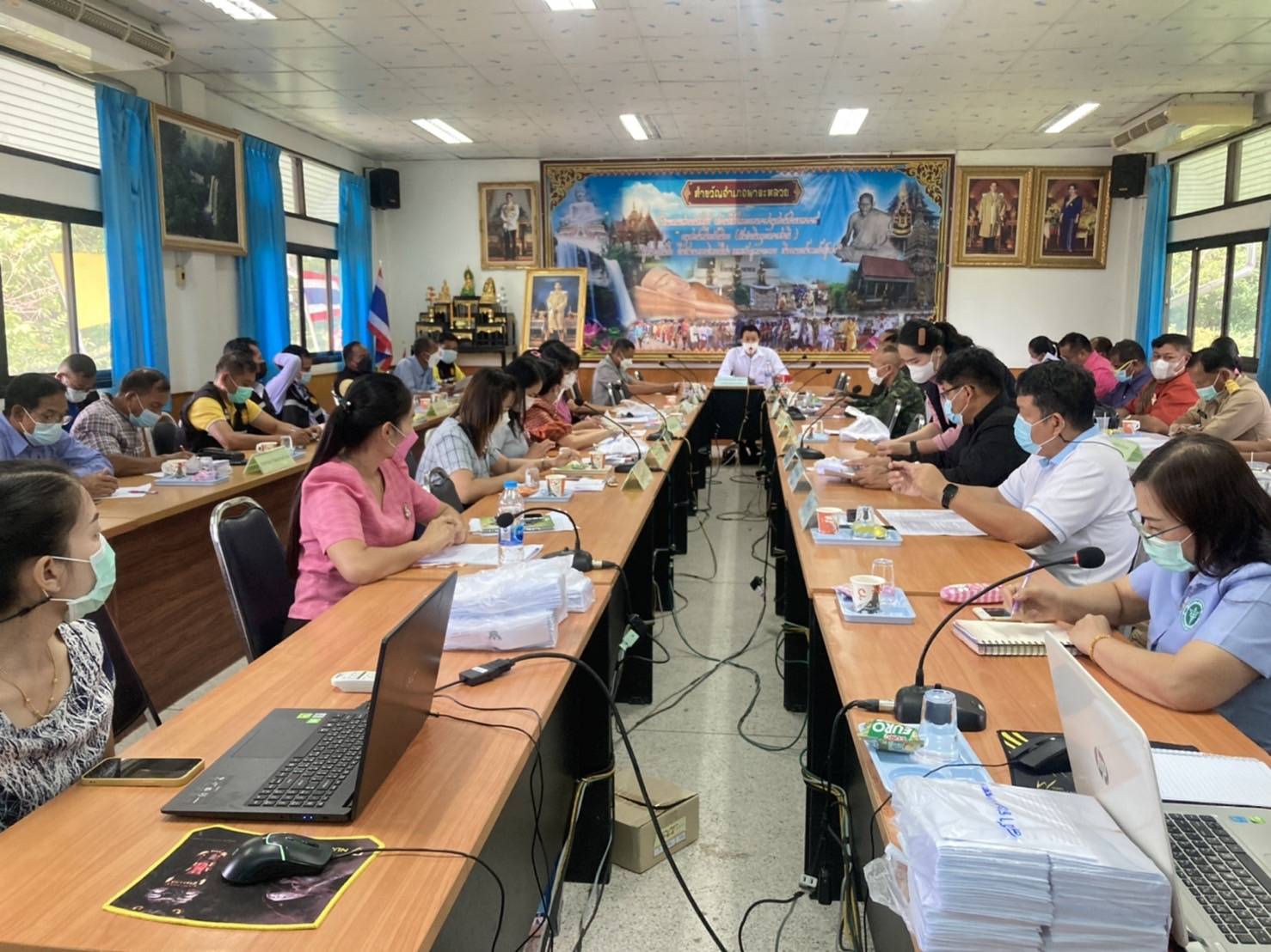 ประมงอำเภอนาจะหลวยเข้าร่วมประชุมหัวหน้าส่วนราชการ ฯลฯ อำเภอนาจะหลวย ประจำเดือนกรกฎาคม 2565..คลิก