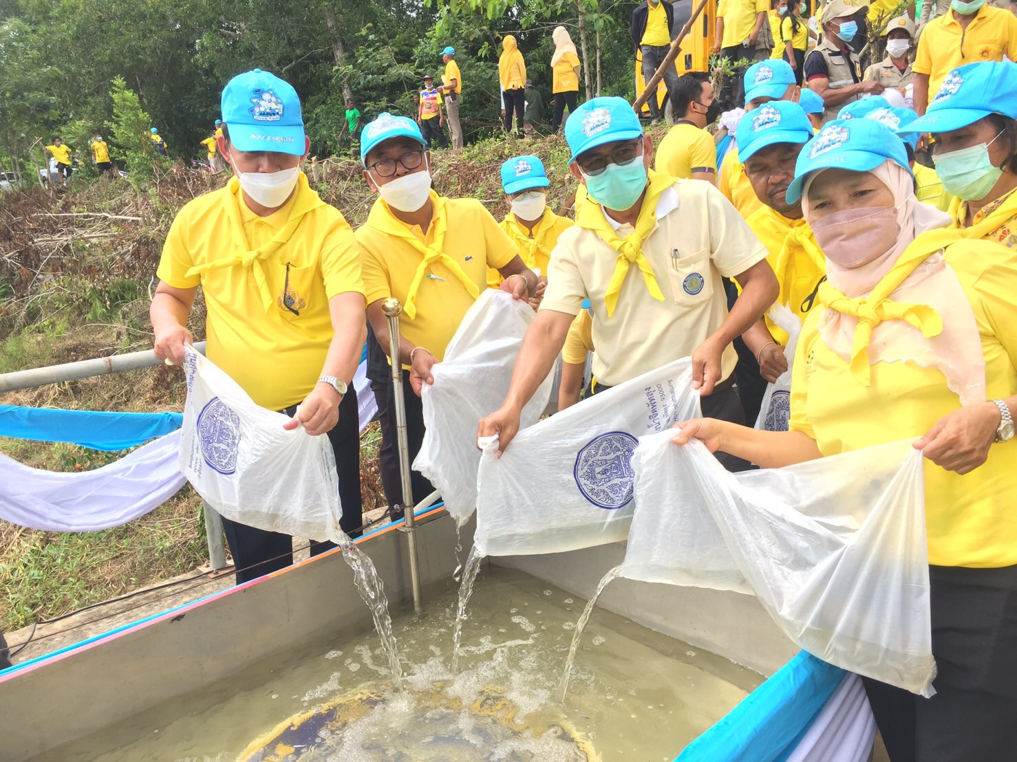 สำนักงานประมงจังหวัดพัทลุง เข้าร่วมกิจกรรมปล่อยพันธุ์สัตว์ปลา เฉลิมพระเกียรติสมเด็จพระนางเจ้าสิริกิติ์ พระบรมราชินีนาถ พระบรมราชชนนีพันปีหลวง