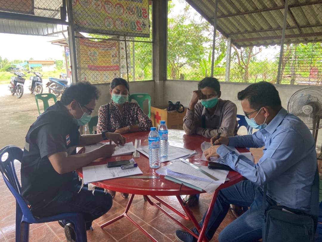 การลงพื้นที่สำรวจเกษตรกรโครงการศึกษาระดับภูมิภาคเกี่ยวกับการประเมินผลผลิตการประมงโดยจำแนกประเภทที่อยู่อาศัยในระดับภูมิทัศน์ของลุ่มแม่น้ำโขงตอนล่าง