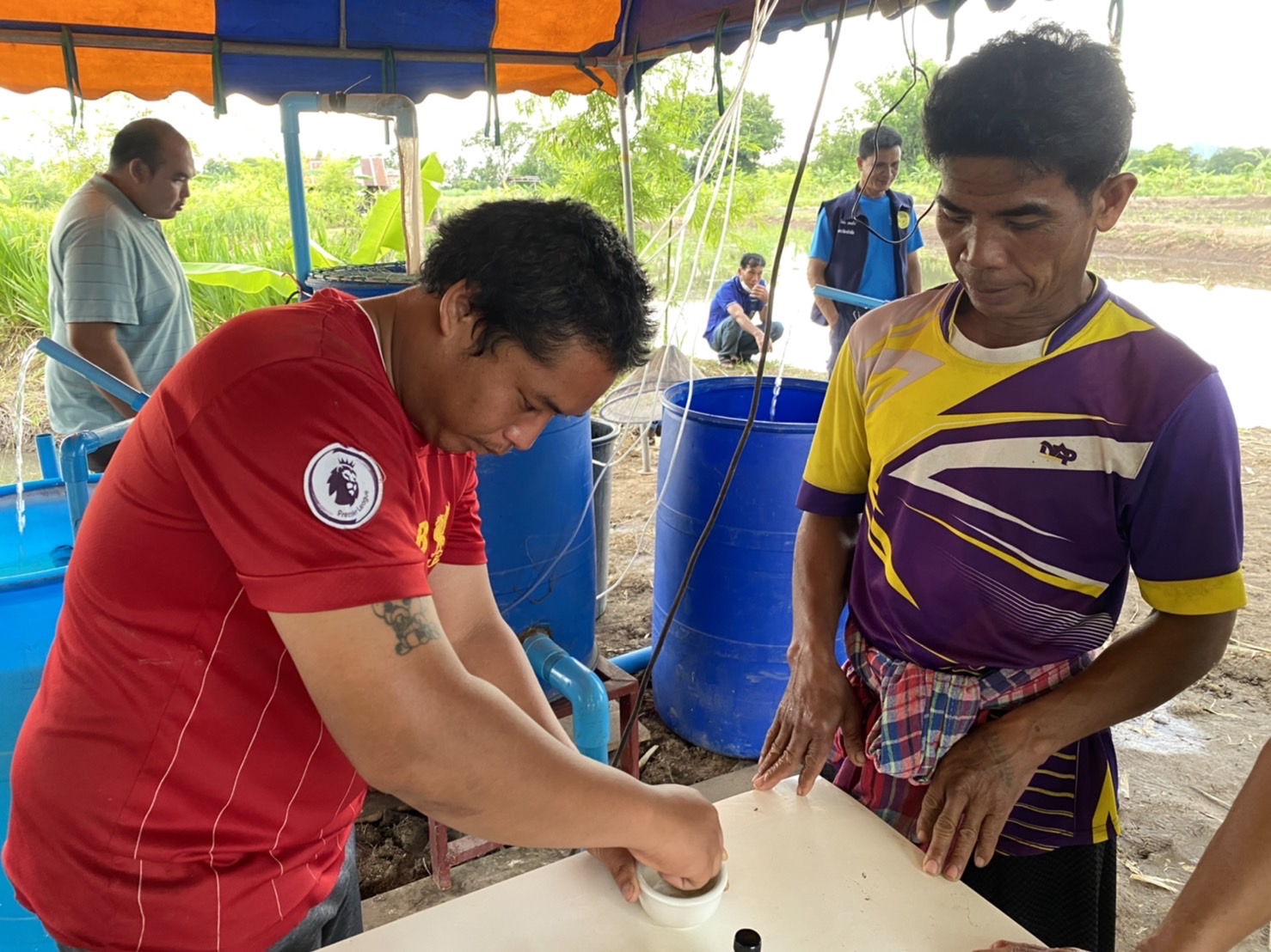 วันที่ 8 กรกฎาคม 2565 นายเมธา ตาลเหล็ก ประมงอำเภอนากลาง พร้อมด้วยนายไพศาล ศรีคูณ นักวิชาการประมง ปฏิบัติงานติดตามและทบทวนการดำเนินงานการเพาะพันธุ์ปลาตะเพียนด้วยชุดเพาะพันธุ์ปลาเคลื่อนที่ ณ ตำบลนาแก อำเภอนาวัง จังหวัดหนองบัวลำภู..คลิก