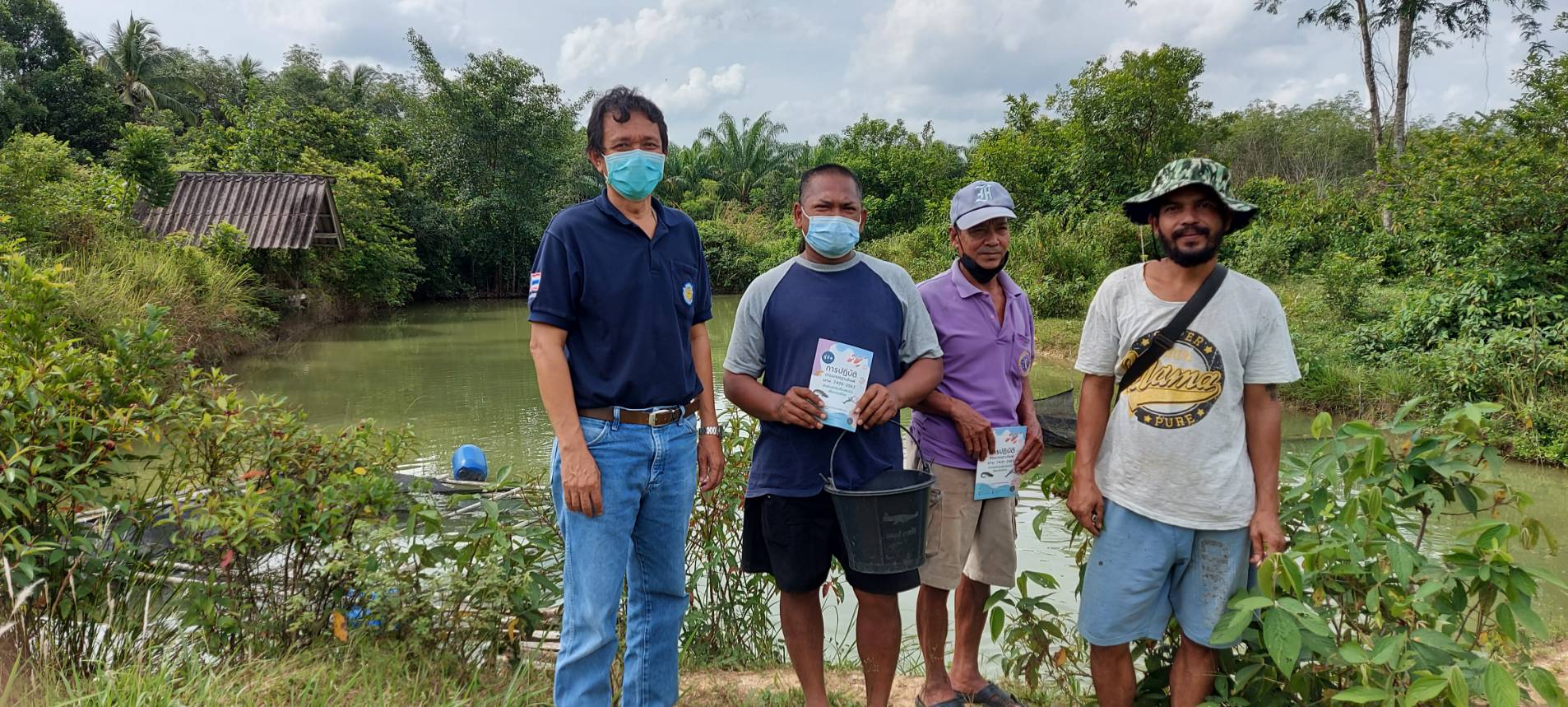 ประมงอำเภอเขาชัยสน ลงพื้นทีติดตามโครงการพัฒนาศักยภาพกลุ่มเกษตรกรเลี้ยงสัตว์น้ำเพื่อรองรับเมืองสุขภาพวะ ปี 2564 และประชาสัมพันธ์สร้างการรับรู้การปฏิบัติตามมาตรฐาน GAP มกษ..คลิก