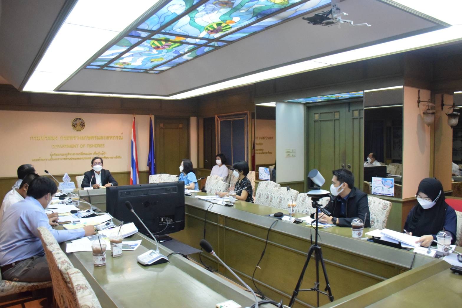 นายเฉลิมชัย สุวรรณรักษ์ อธิบดีกรมประมง เป็นประธานการประชุมเตรียมการชี้แจงงบประมาณรายจ่ายประจำปีงบประมาณ พ.ศ. 2566 แผนงานบูรณาการขับเคลื่อนการแก้ไขปัญหาจังหวัดชายแดนภาคใต้..คลิก