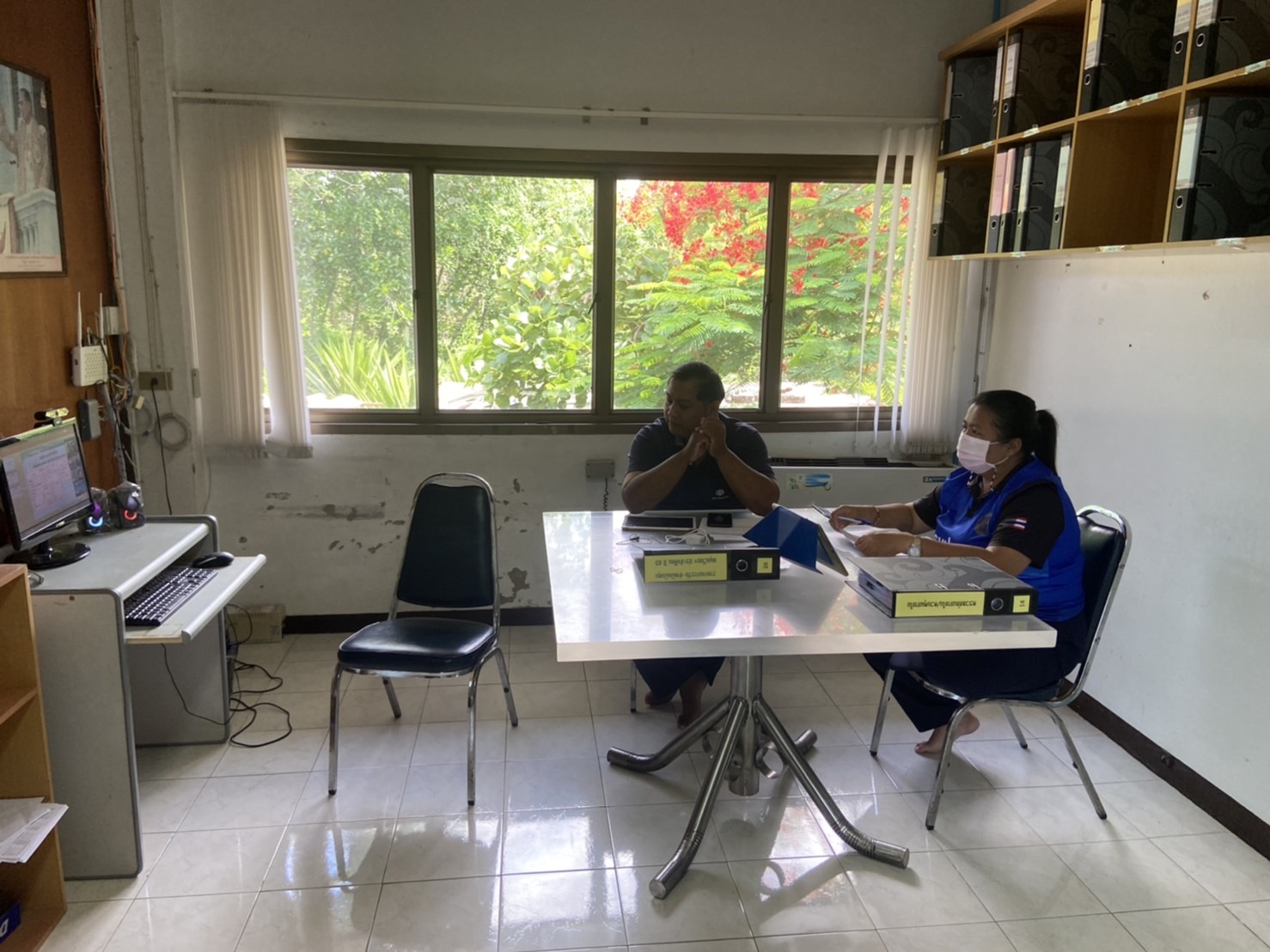 เข้าร่วมประชุมเพื่อติดตามความก้าวหน้าผลการดำเนินงานงบเงินหมุนเวียนในการผลิตพันธุ์ พันธุ์กุ้ง และพันธุ์สัตว์น้ำอื่นๆ ครั้งที่ 4/2565