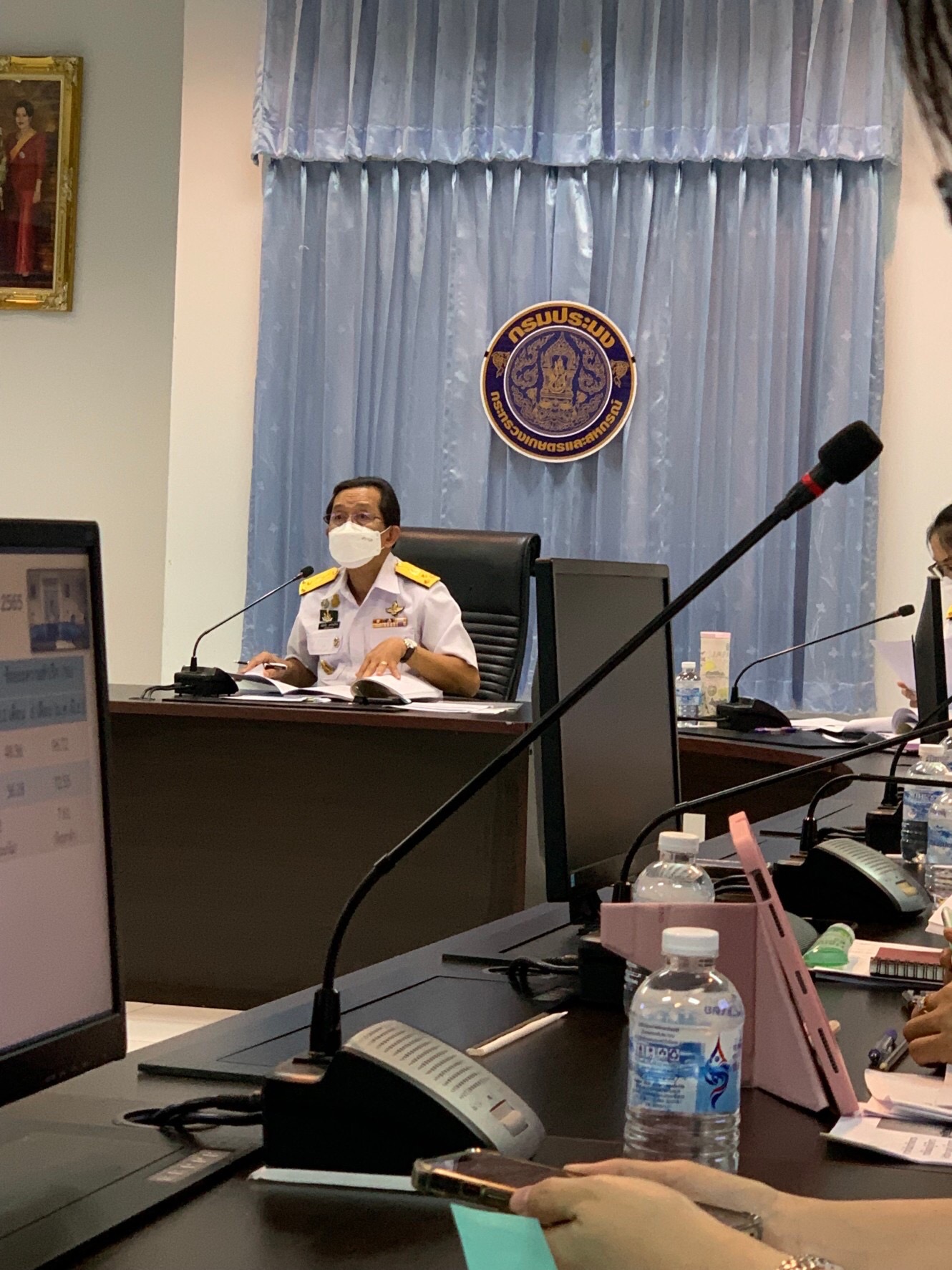 สำนักงานประมงจังหวัดพัทลุง เข้าร่วมประชุมการติดตามความก้าวหน้าแผนฟื้นฟูผลผลิตกุ้งทะเลของประเทศไทย