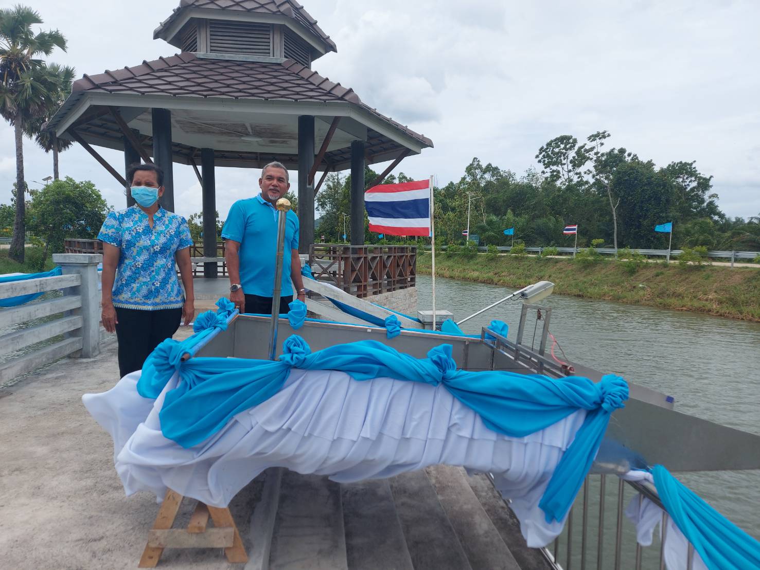 สำนักงานประมงจังหวัดพัทลุง ลงพื้นที่จัดเตรียมสถานที่เพื่อปล่อยพันธุ์สัตว์น้ำ ณ เทศบาลตำบลปรางหมู่ อำเภอเมืองพัทลุง