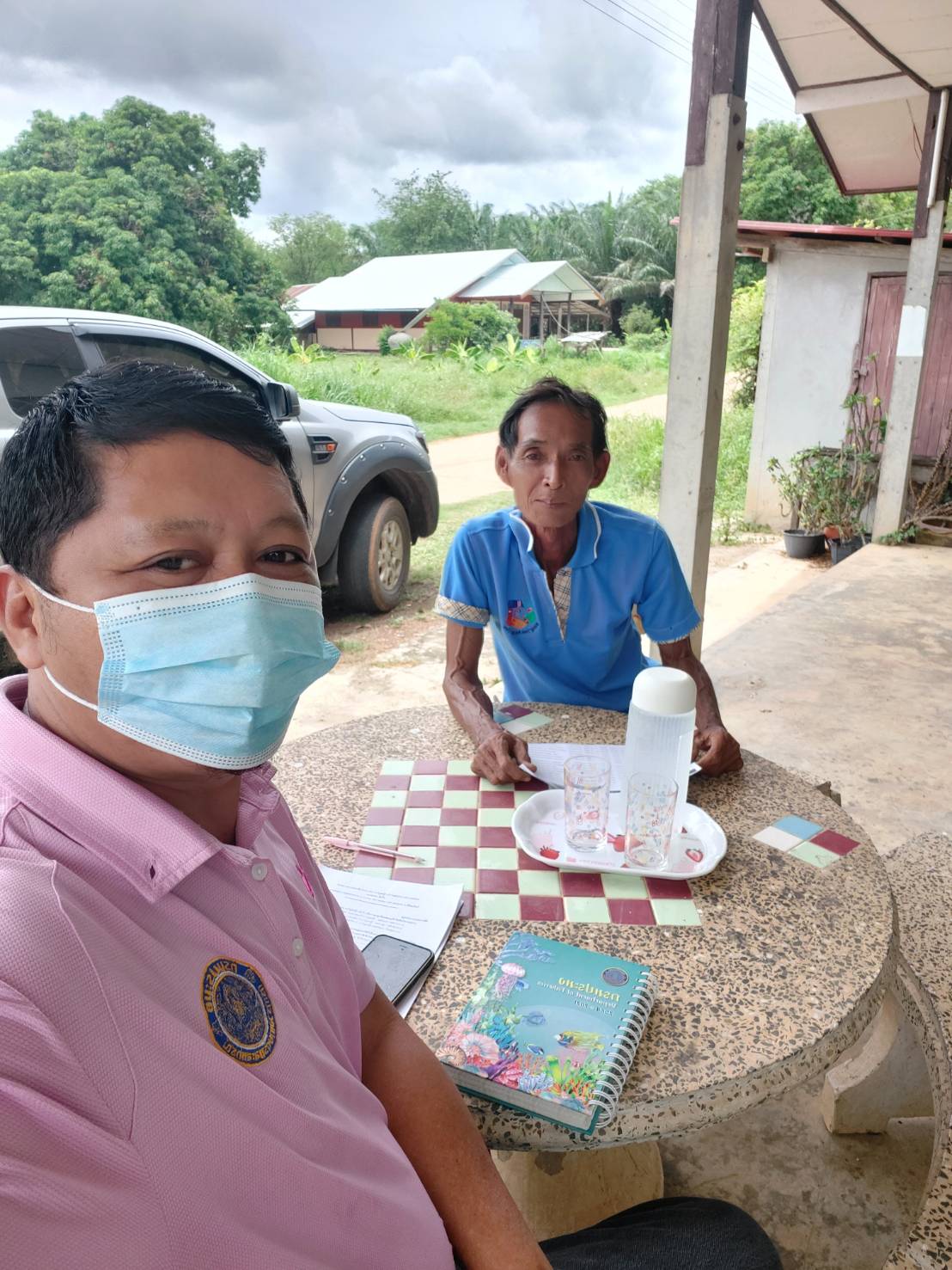 ประมงอำเภอเขมราฐ ออกปฏิบัติงานโครงการศูนย์เรียนรู้การเพิ่มประสิทธิภาพการผลิตสินค้าเกษตร และติดตามเอกสารประกอบการขึ้นทะเบียนผู้เพาะเลี้ยงสัตว์น้ำของเกษตรกรรายใหม่ 