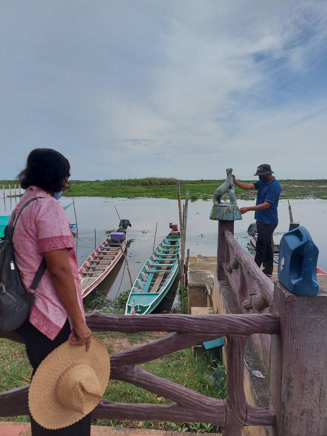 สำนักงานประมงจังหวัดพัทลุง เข้าสำรวจติดตามแหล่งน้ำเพื่อปล่อยพันธุ์สัตว์น้ำ