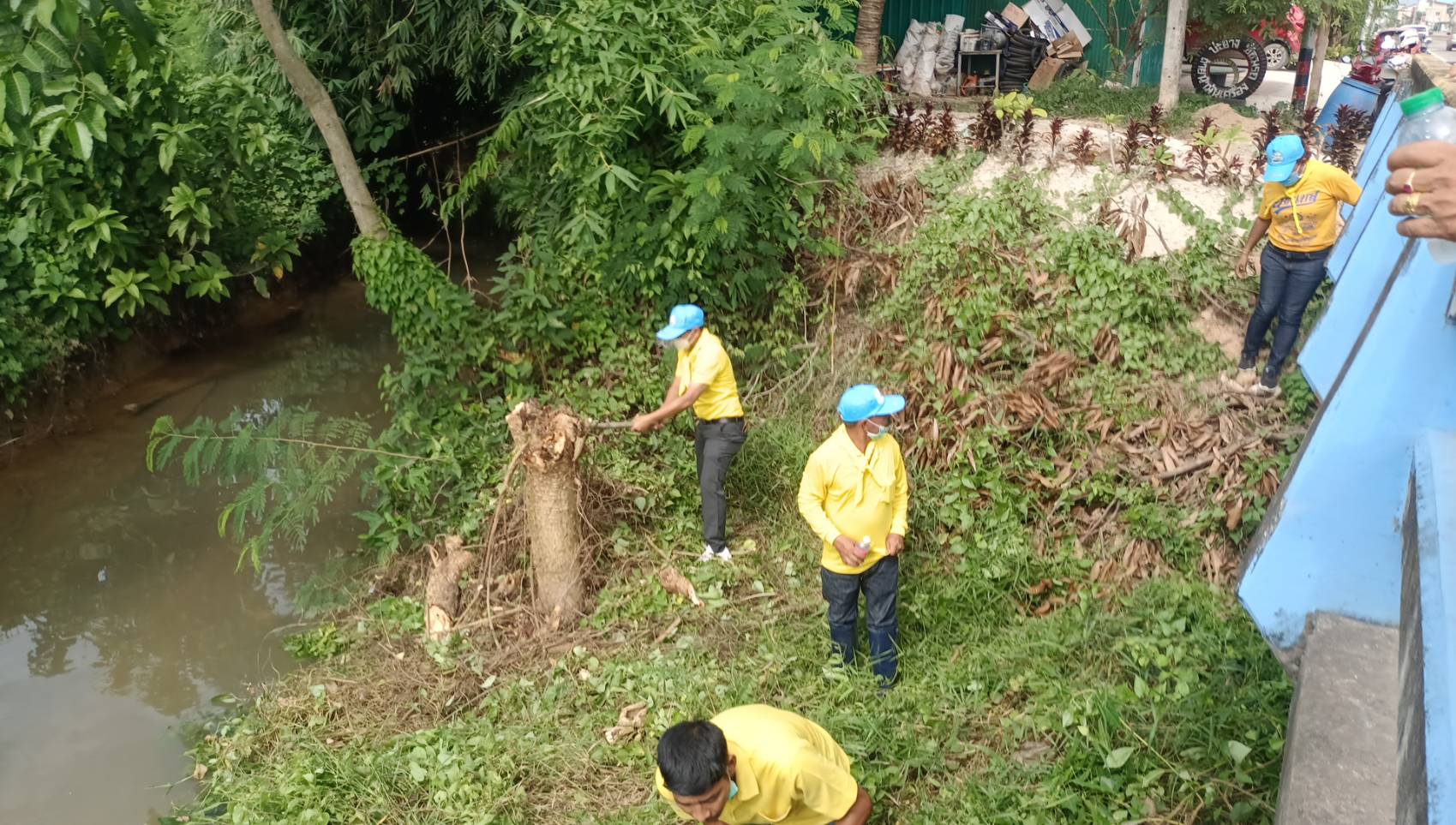 สำนักงานประมงจังหวัดพัทลุง เข้าร่วมกิจกรรมฟื้นฟูและพัฒนาคลองนุ้ยเป็นแหล่งน้ำต้นแบบของจังหวัดพัทลุง ครั้งที่ 2/2565