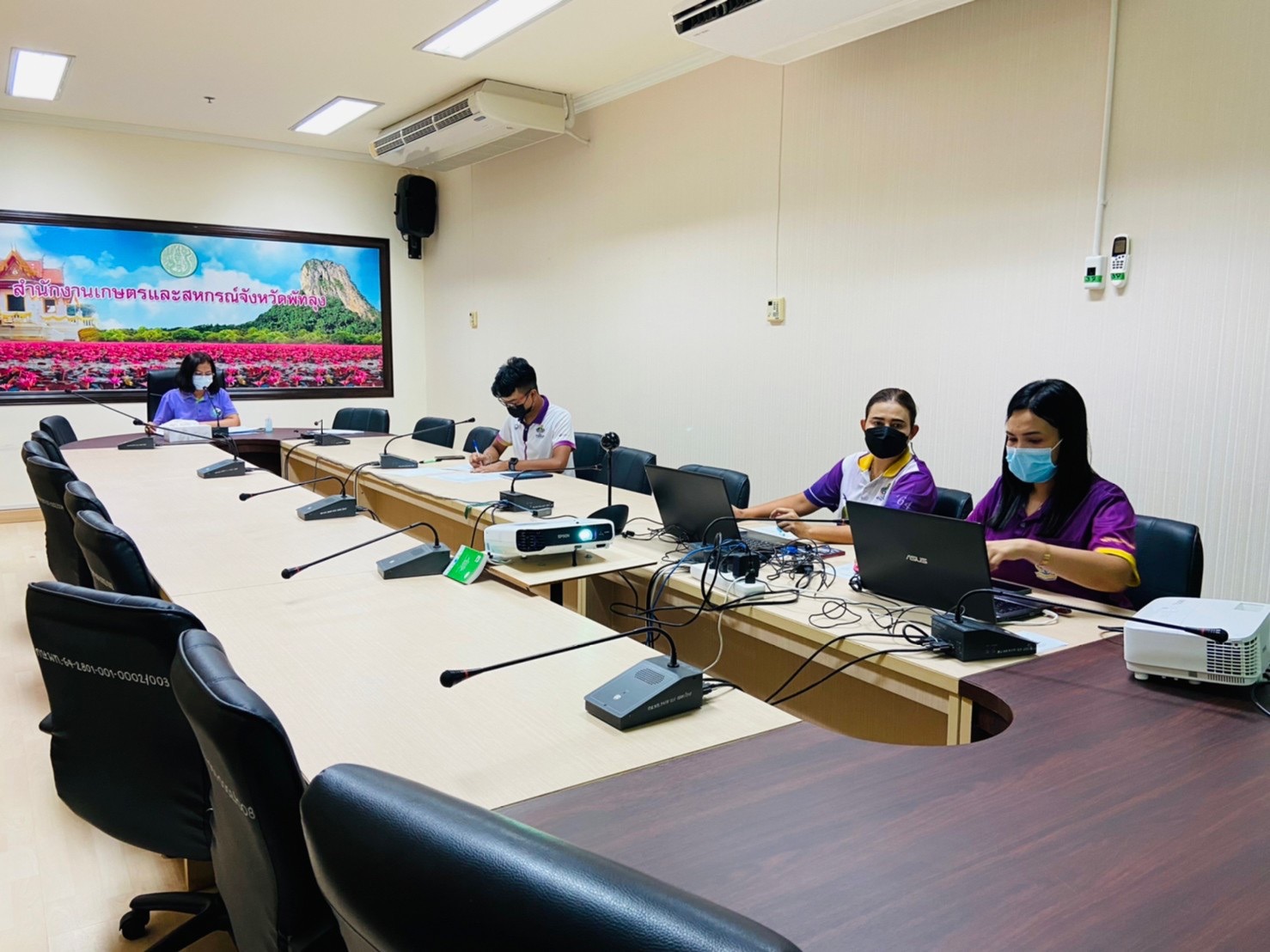 สำนักงานประมงจังหวัดพัทลุง เข้าร่วมประชุมการตรวจราชการและขับเคลื่อนงานตามแผนการตรวจราชการและการขับเคลื่อนแบบบูรณาการในระดับพื้นที่ ประจำเดือนกรกฎาคม 2565